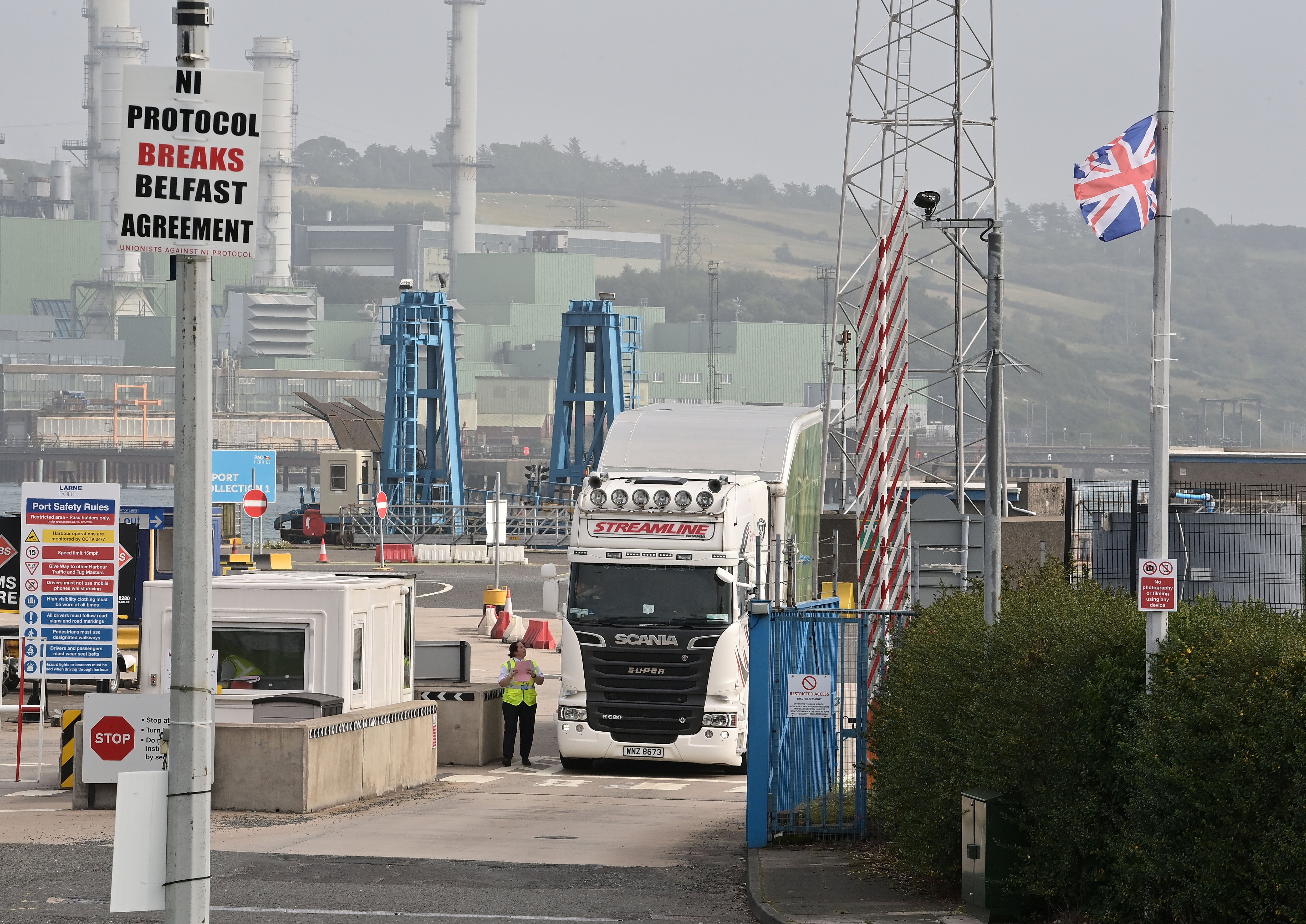 Brussels would suspend the UK-wide trade deal in retaliation, Ireland has warned