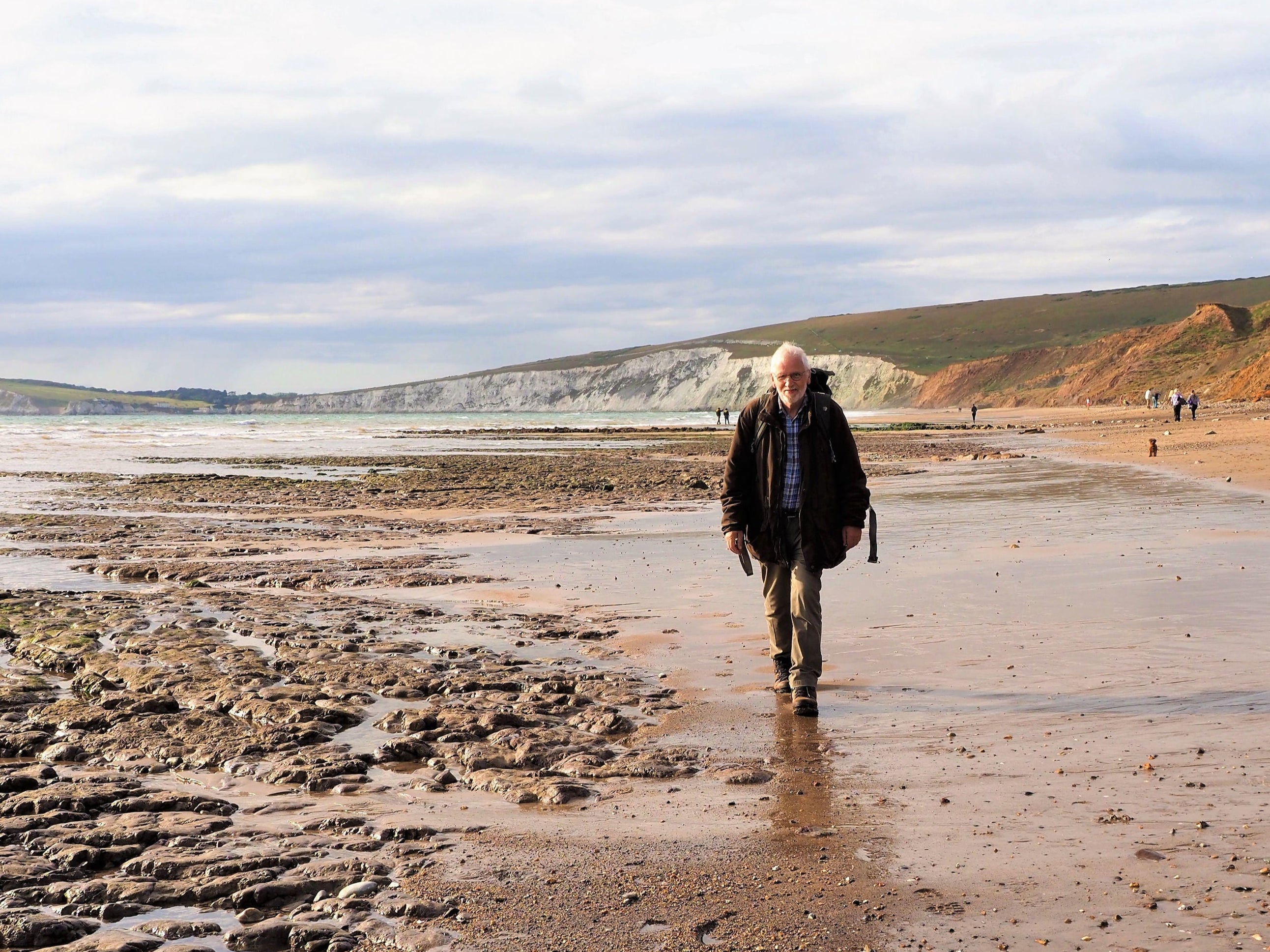 Dr Jeremy Lockwood has discovered a new dinosaur species on the Isle of Wight