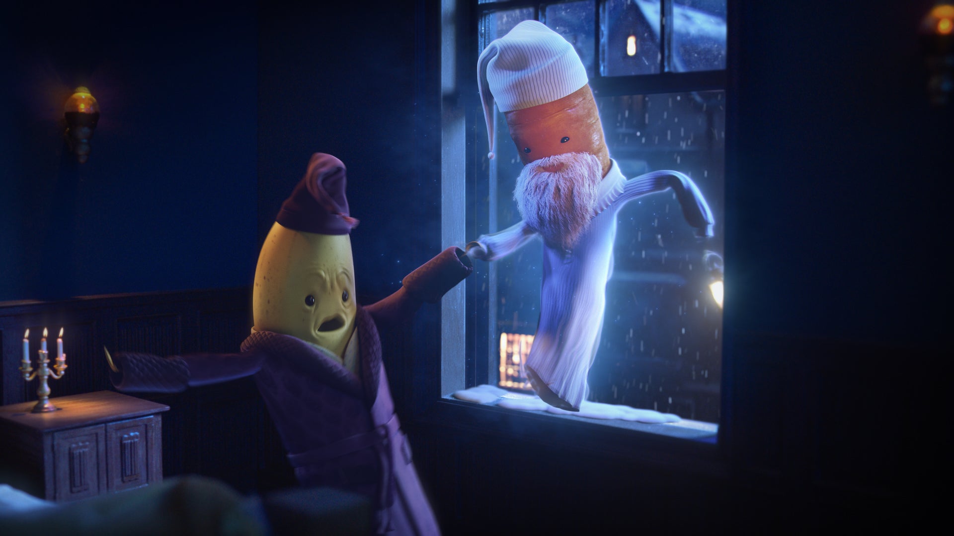 A scene from Aldi’s Christmas 2021 ad.(Aldi/PA)