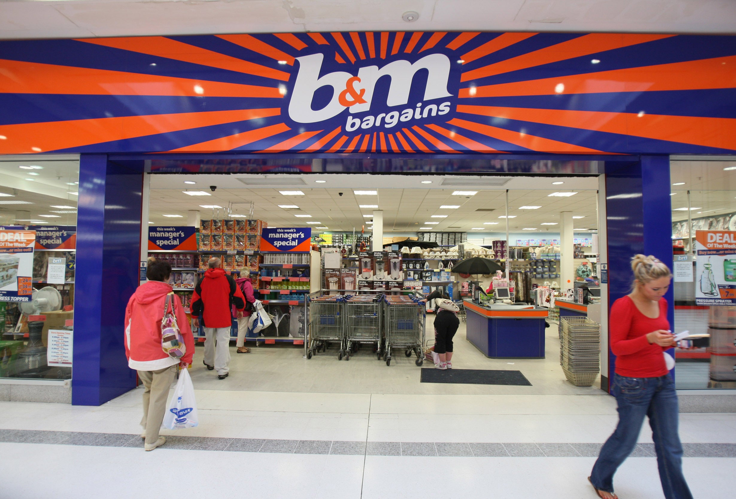 Discounter B&M says it has secured deliveries earlier than usual to avoid supply disruption (Paul Faith/PA)