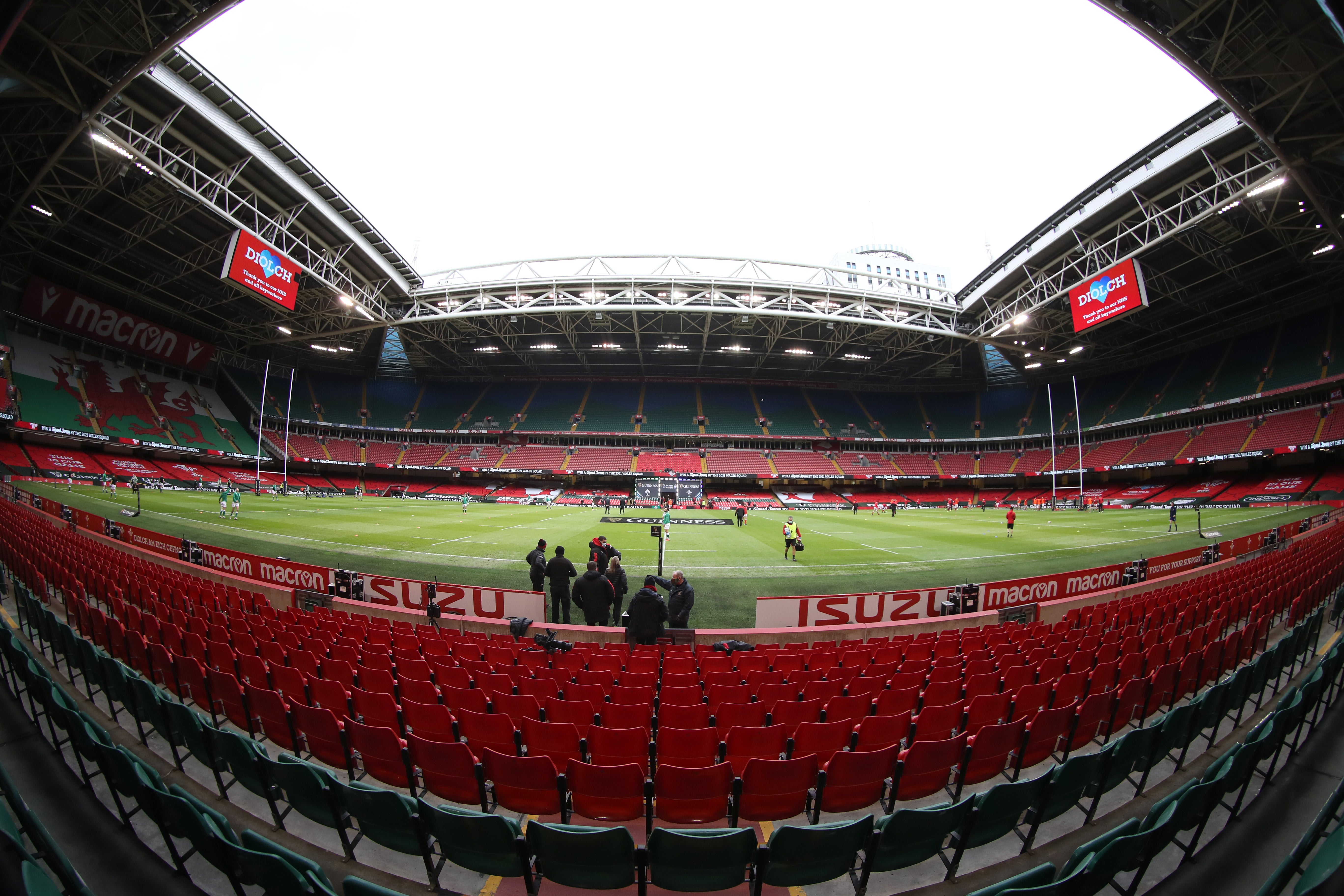 The Principality Stadium in Cardiff hosts this weekend’s match (David Davies/PA)