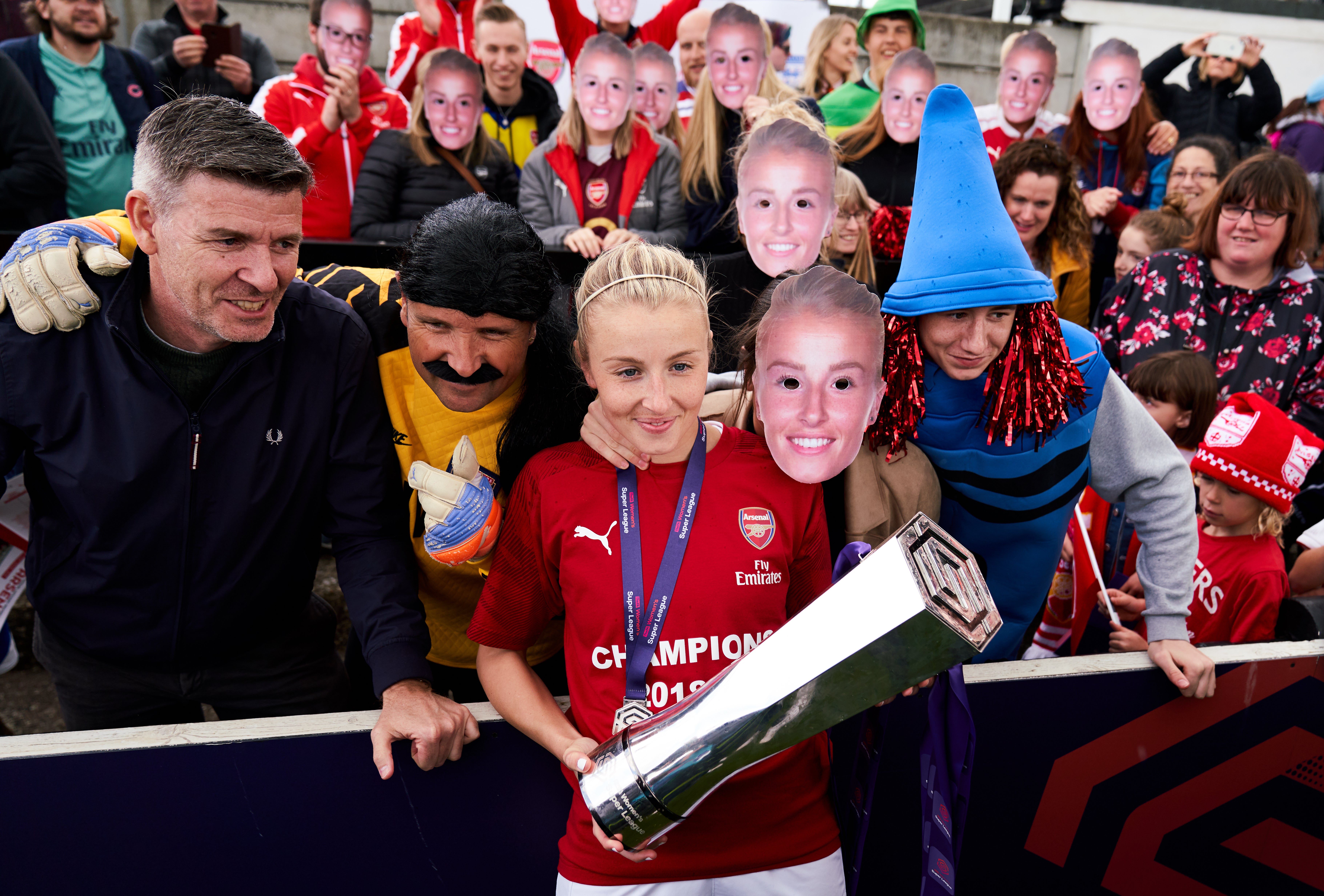 Williamson was part of the Arsenal side which won the Women’s Super League in 2019. (John Walton/PA)