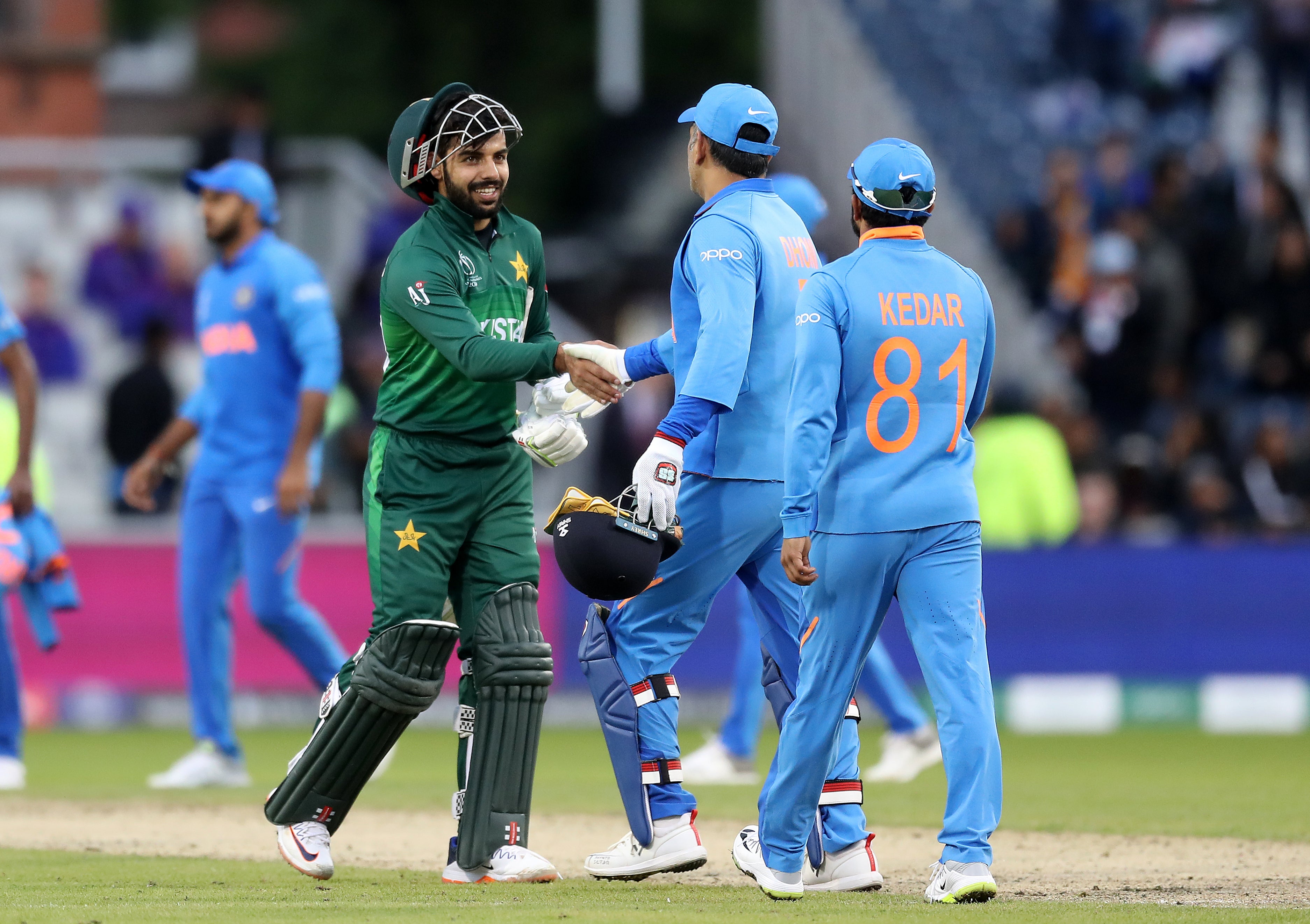 India and Pakistan do not play bilateral series against each other (Martin Rickett/PA)