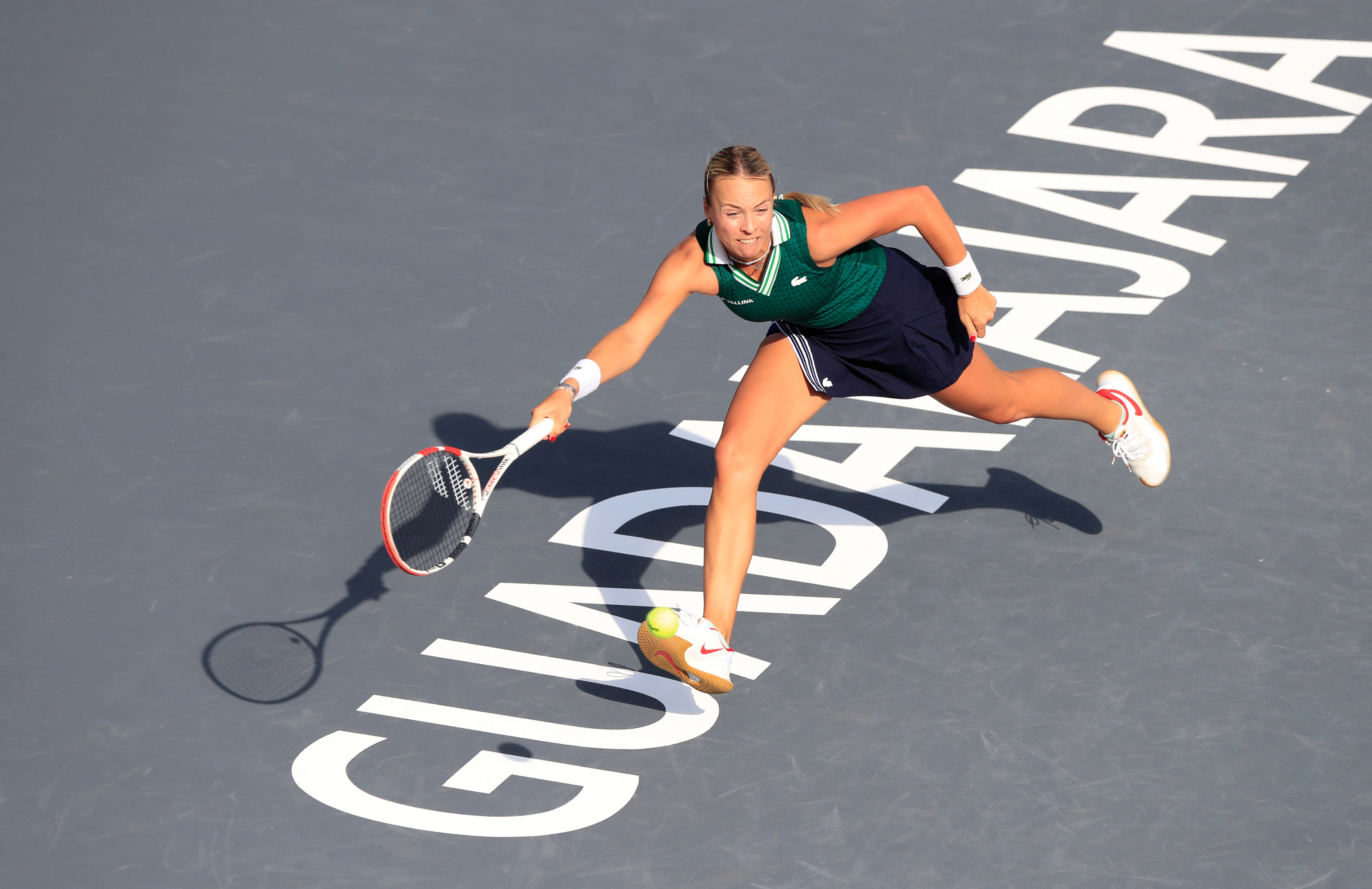 Anett Kontaveit has continued her fine form in Guadalajara (Refugio Ruiz/AP)