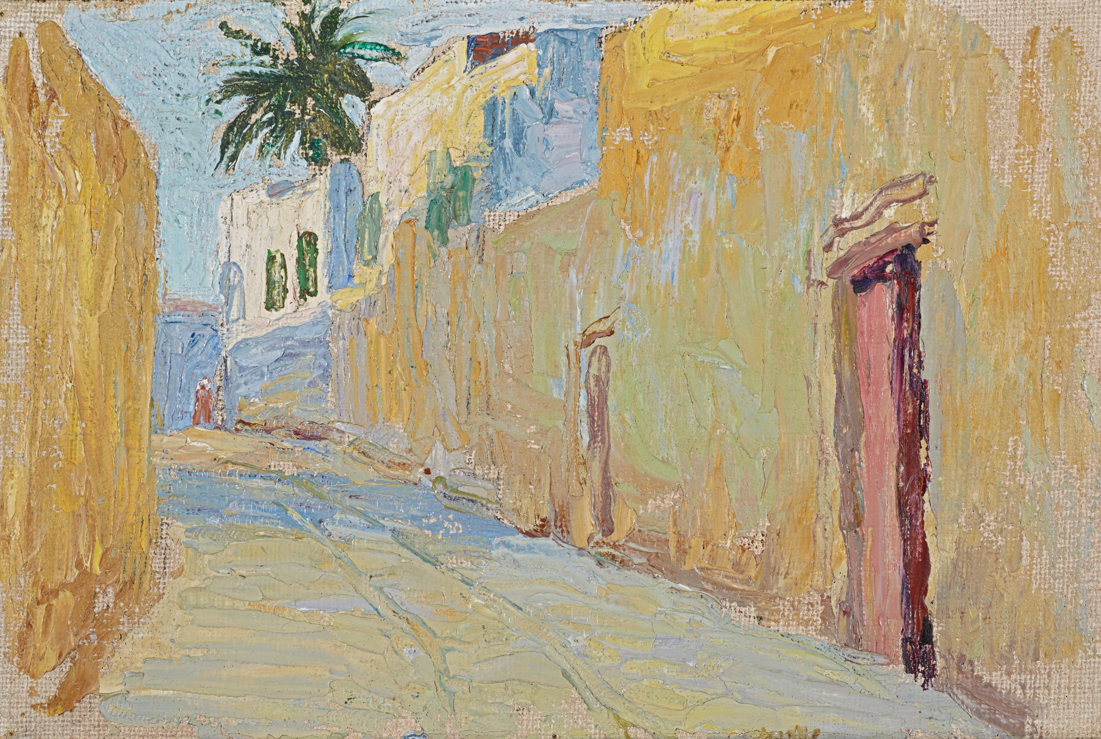 Gasse in Tunis: Münter, 1905