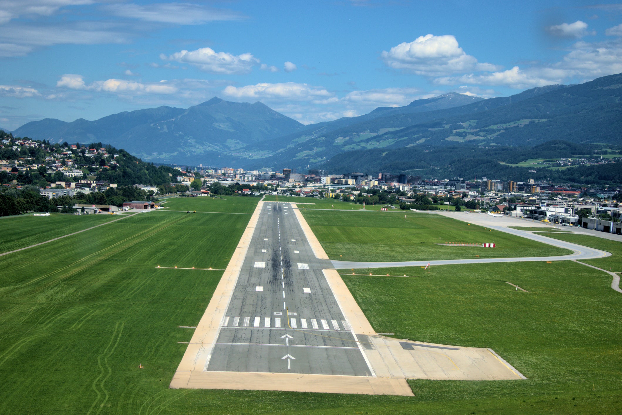 Innsbruck airport in Austria is a favourite of our travel correspondent