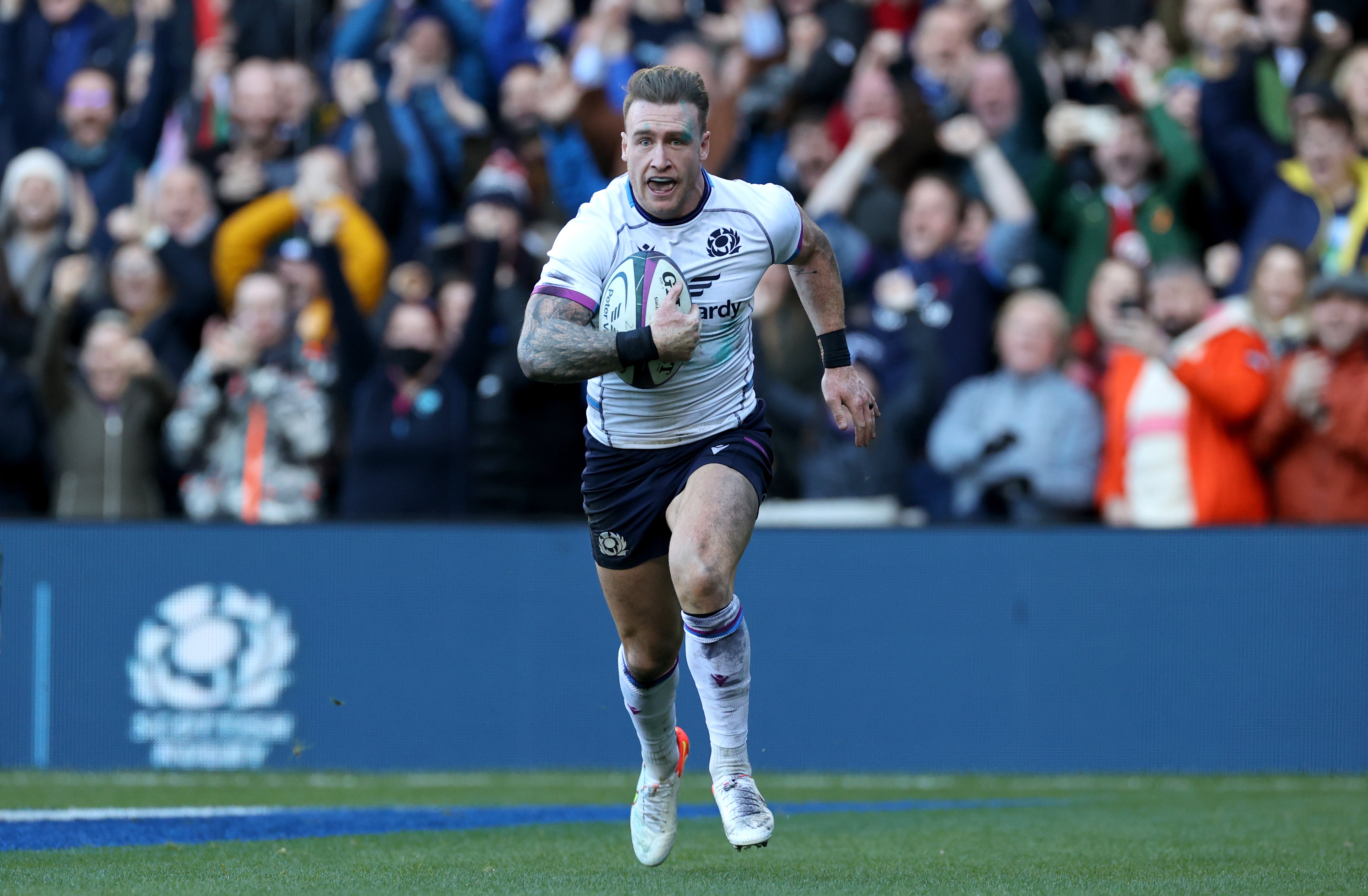 Stuart Hogg scored two tries against South Africa (Steve Welsh/PA)