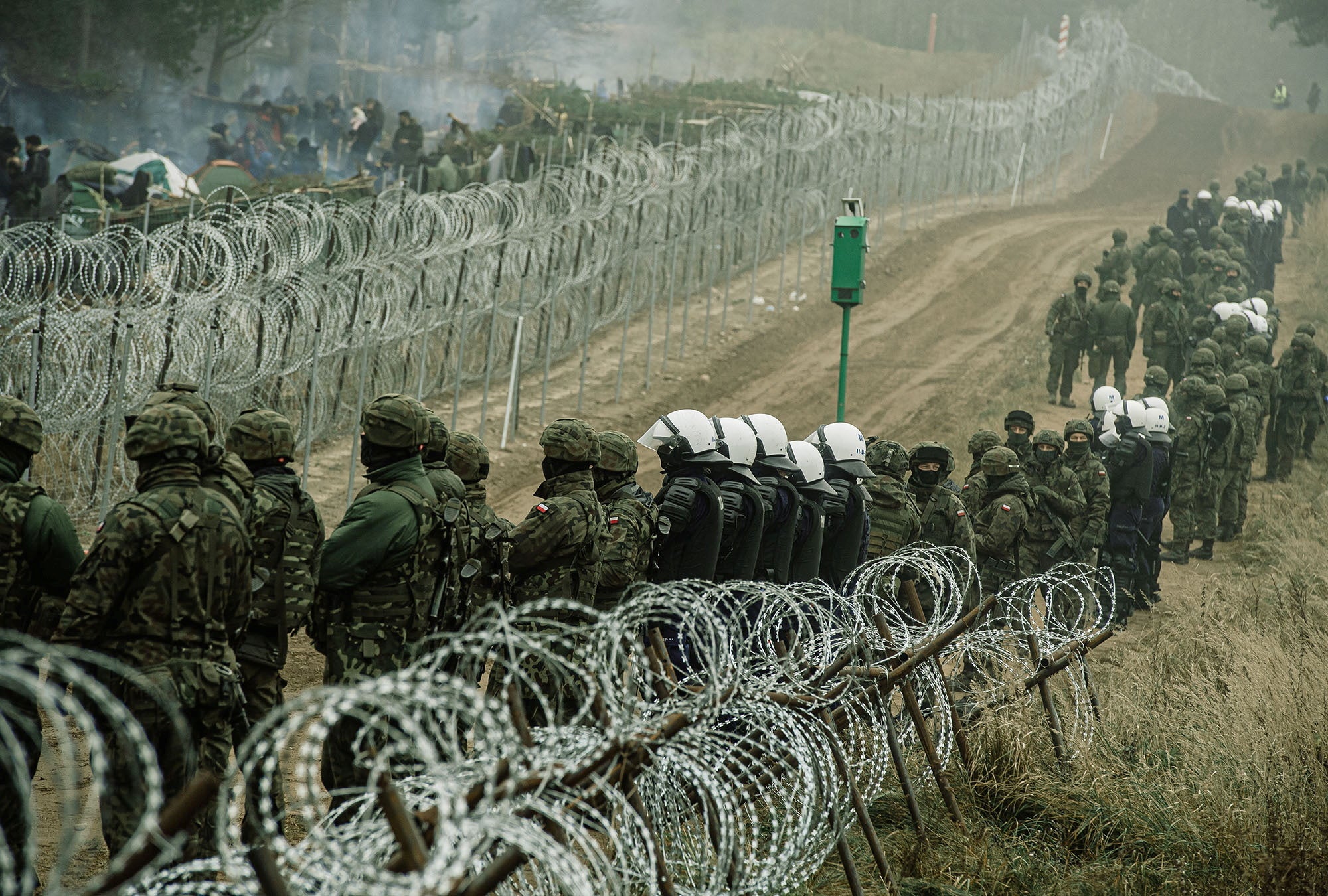 The humanitarian crisis at the Belarus-Poland border continues to deepen