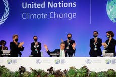 Cop26: ‘Meek and weak’ climate pact blasted for lack of urgency on emission cuts