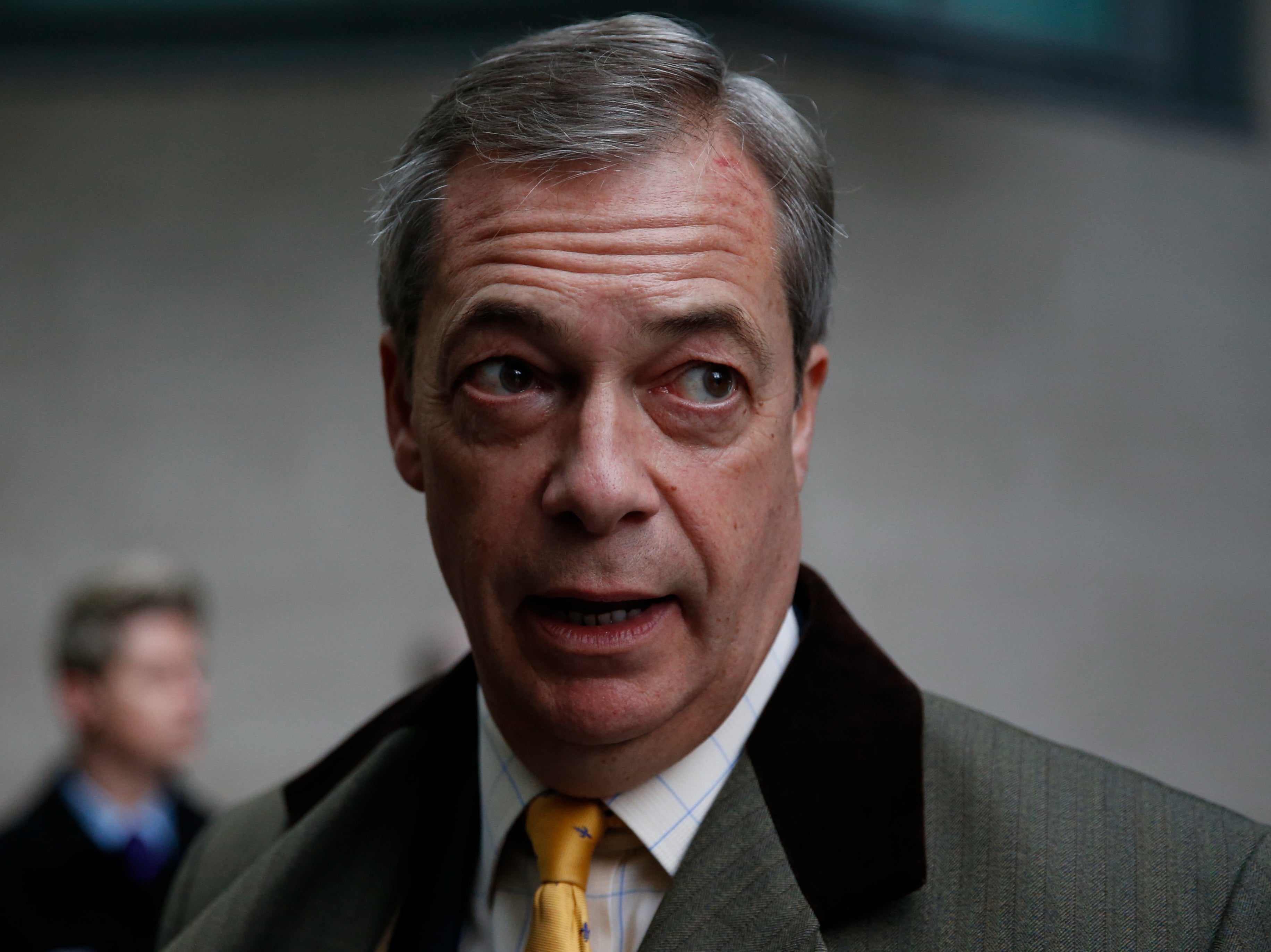 Still here: Nigel Farage