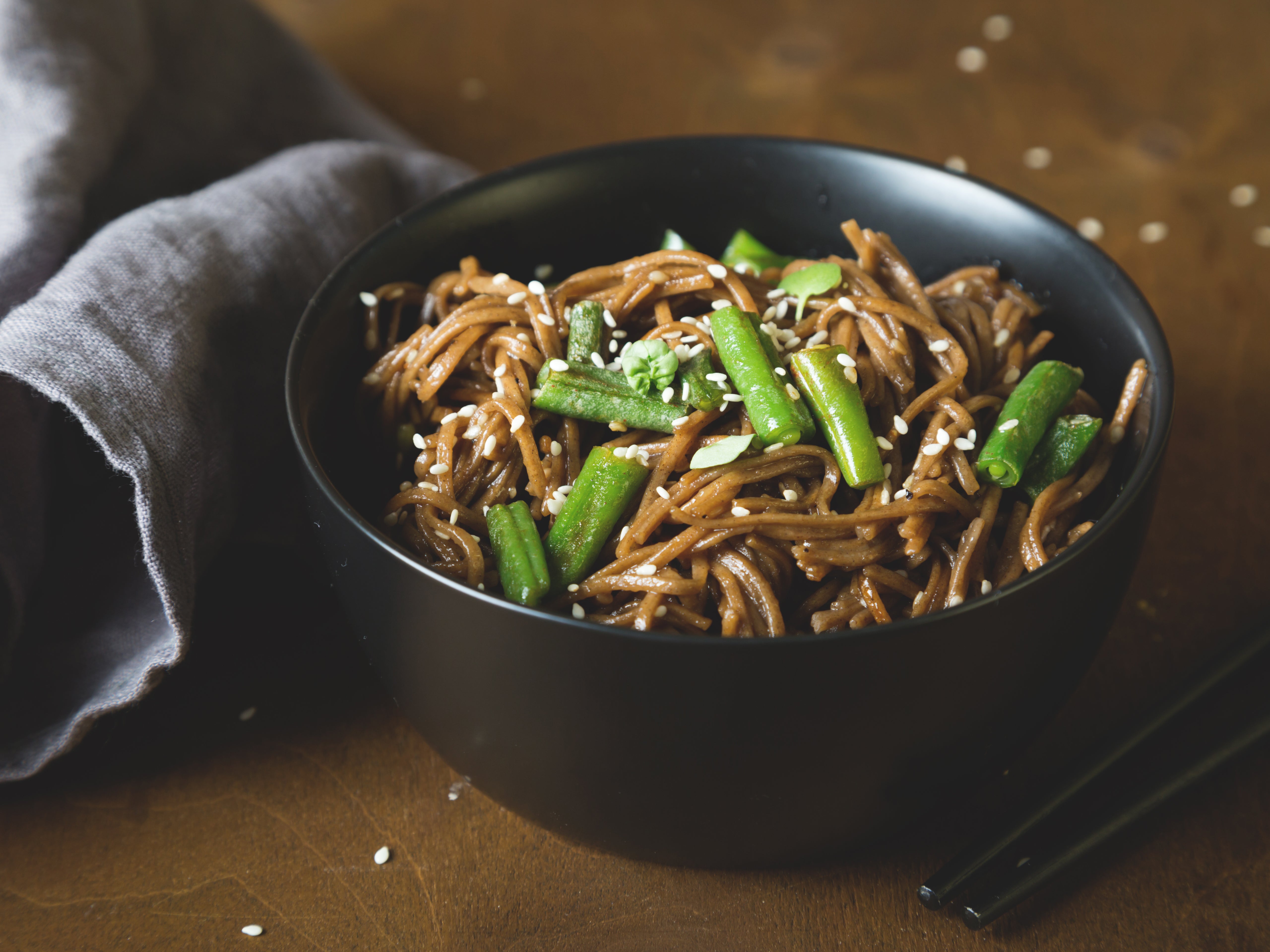 In this ramen, spring onions are so much more than a garnish