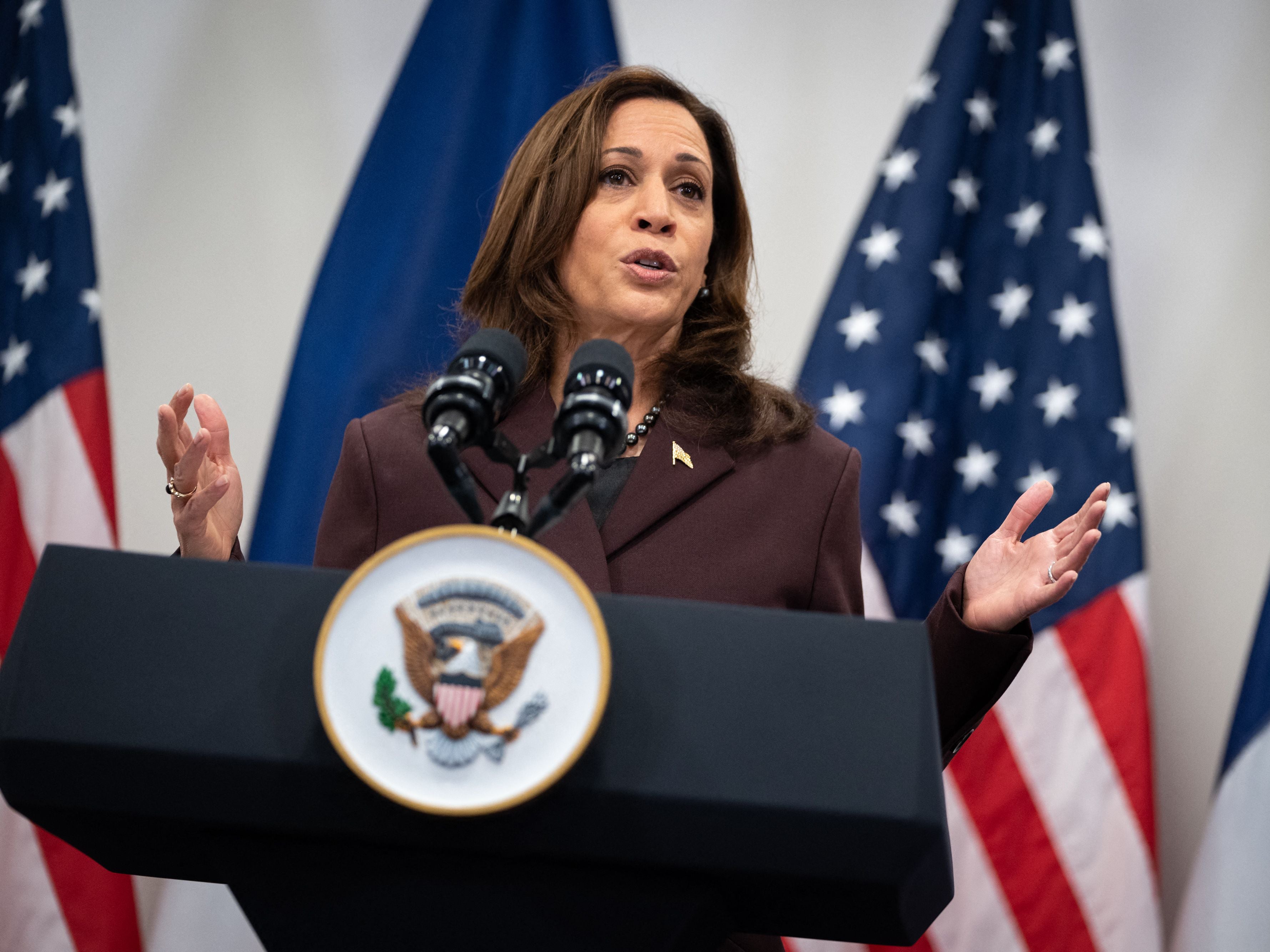 Vice President Kamala Harris in Paris, France