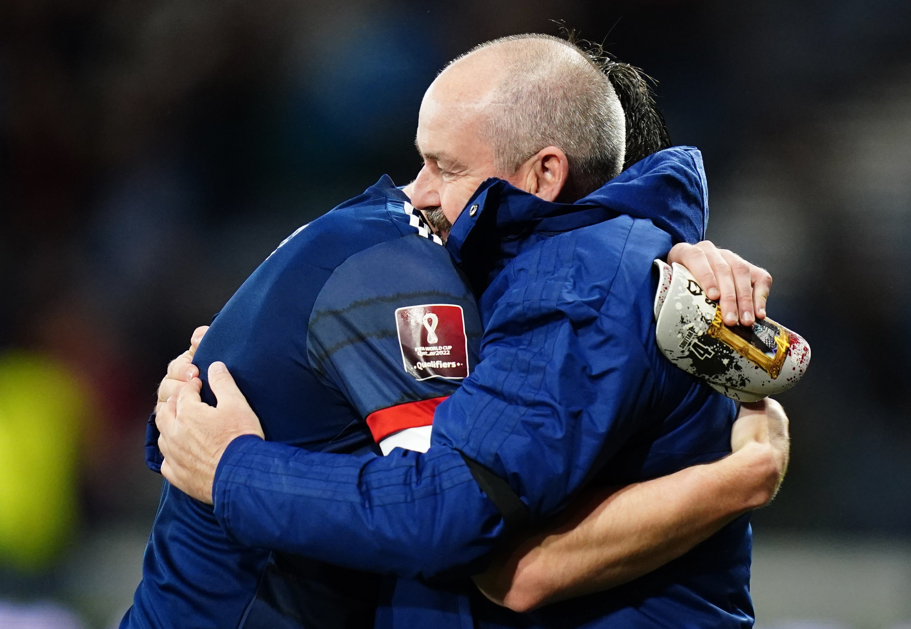 Steve Clarke was delighted with John Souttar and Scotland’s win (Jane Barlow/PA)