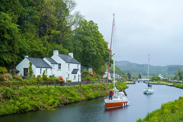 The epicentre of the earthquake was near the town of Lochgilphead north west of Glasgow