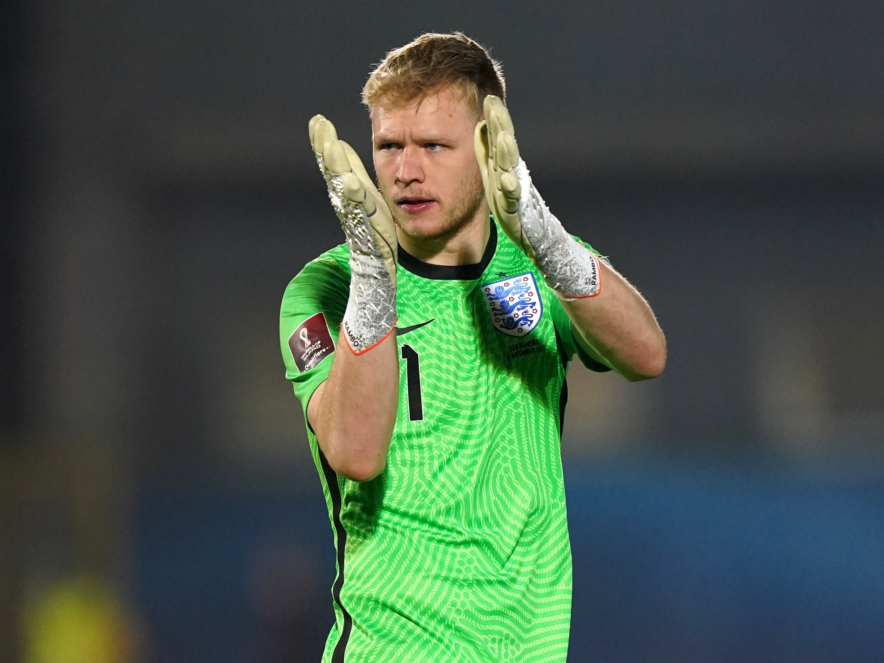 England goalkeeper Aaron Ramsdale kept a clean sheet in San Marino (Nick Potts/PA)