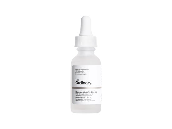 The Ordinary niacinamide 10 per cent and zinc 1 per cent: £5, Beautybay.com