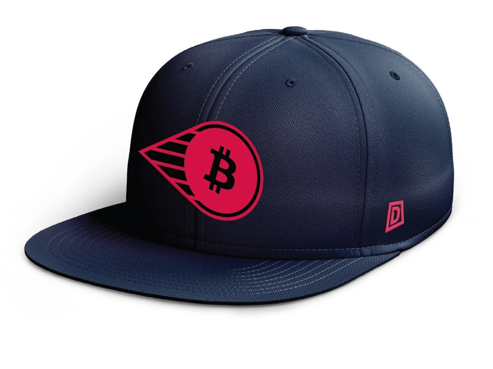 A baseball cap with the bitcoin symbol imposed on the Perth Heat logo is among the merchandise on offer in the club’s online store