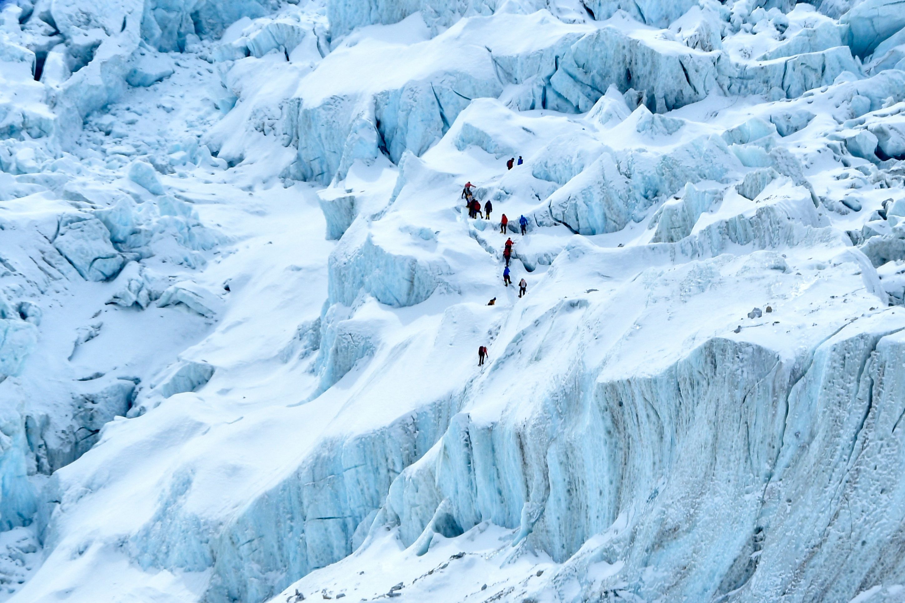 Sixteen Sherpas were killed on the Khumbu glacier in 2014 when a serac, or block of ice, collapsed