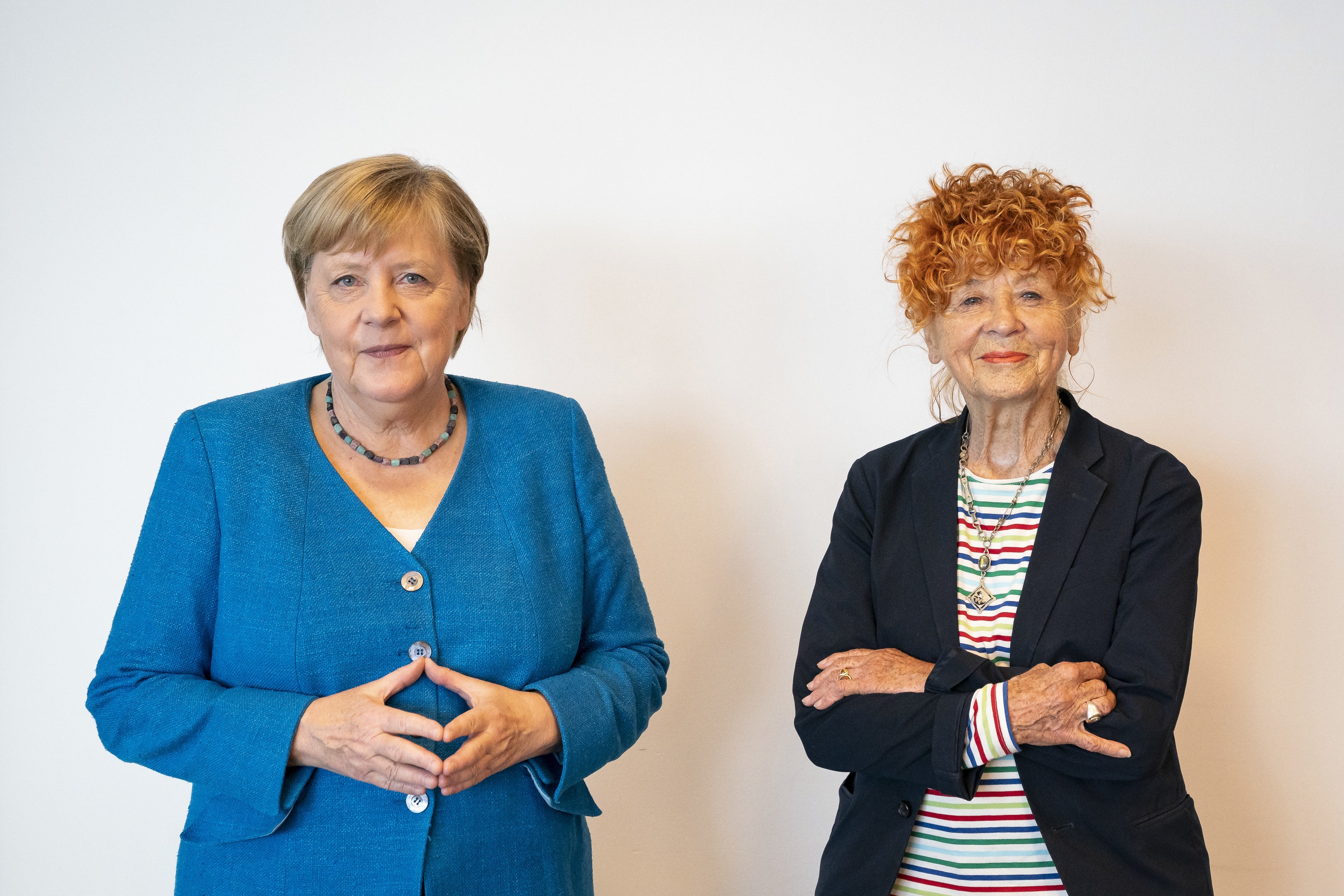 Angela Merkel and Herlinde Koelbl, 2021