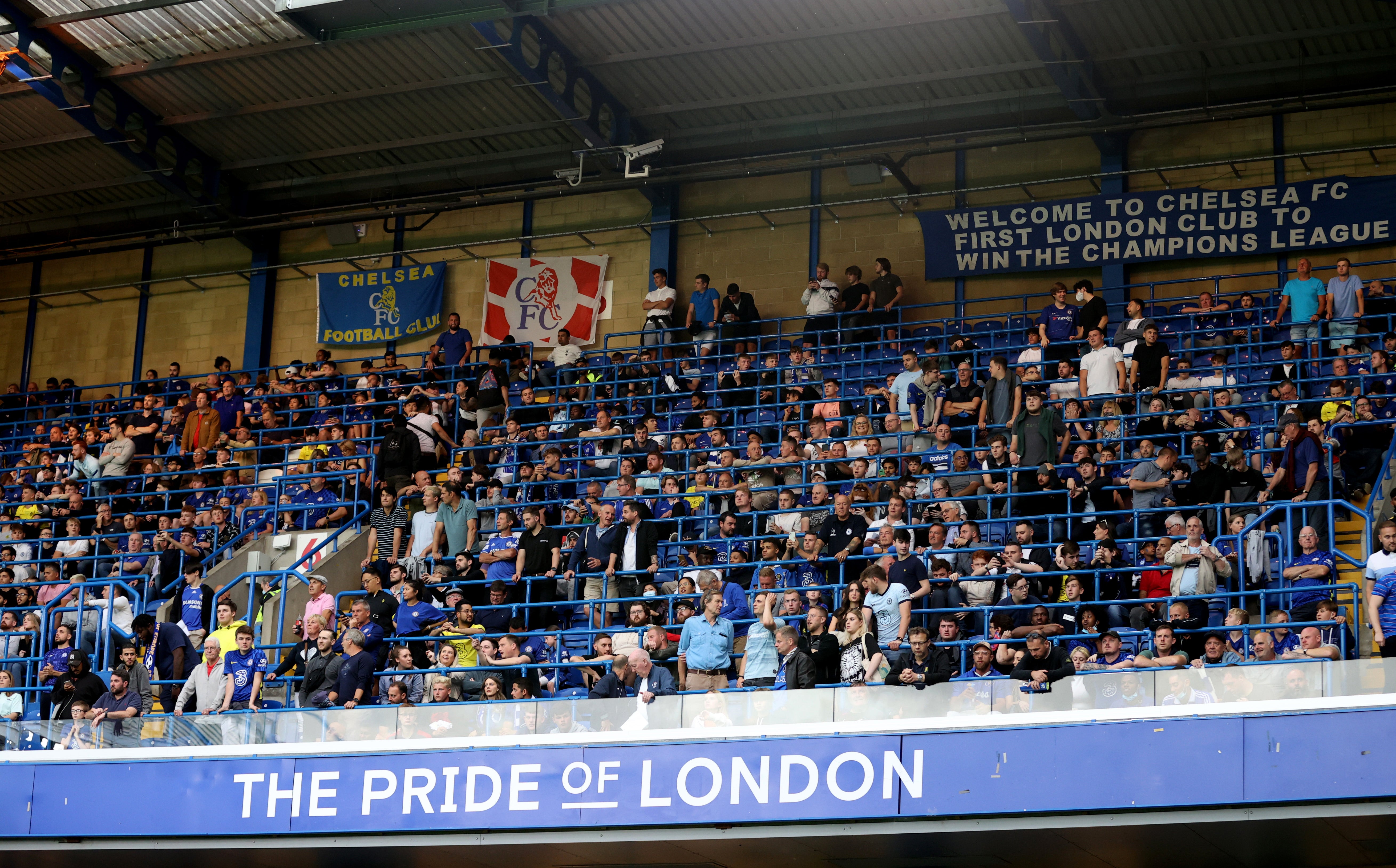 Chelsea are part of a new trial to bring safe-standing to the Premier League