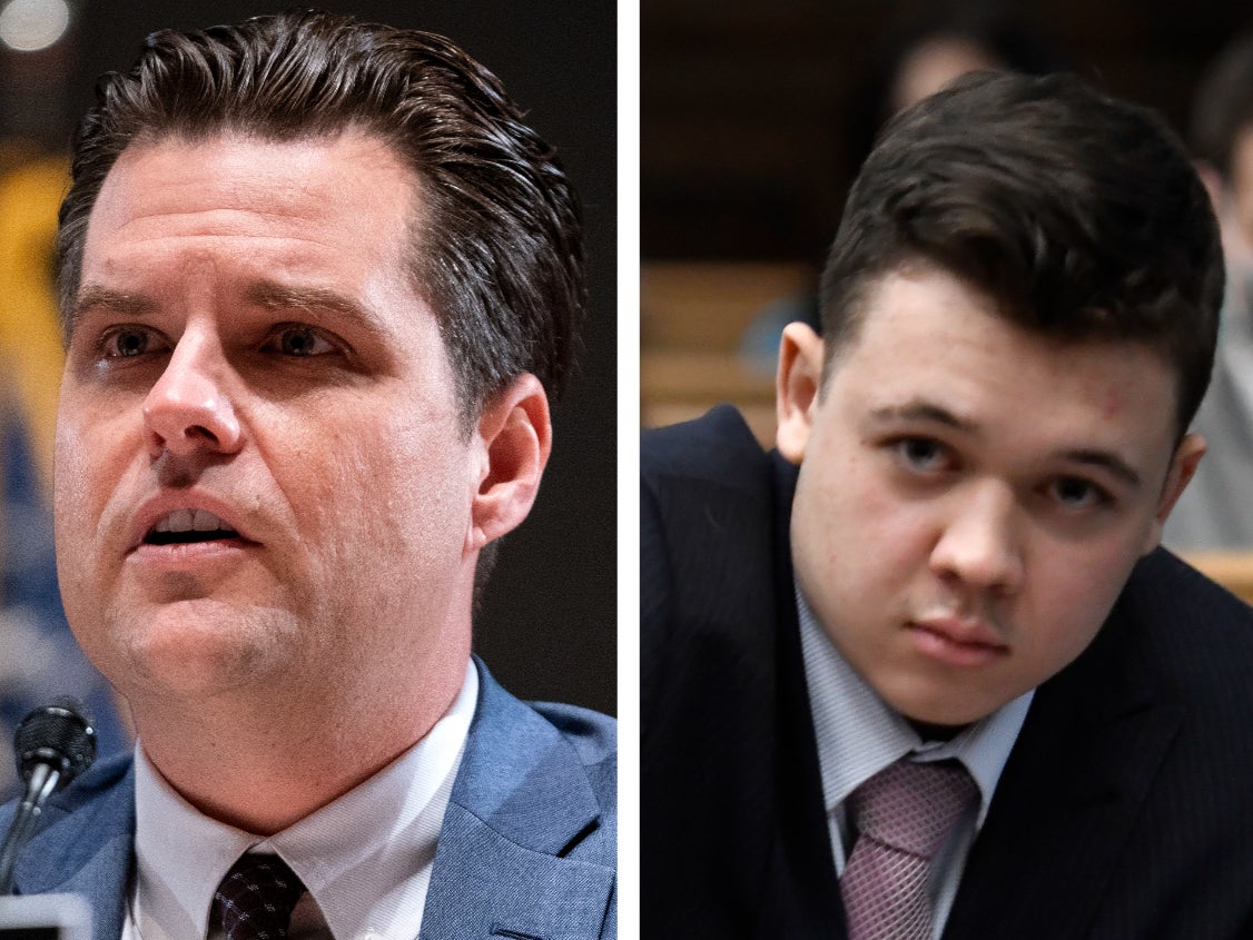 Matt Gaetz and Kyle Rittenhouse