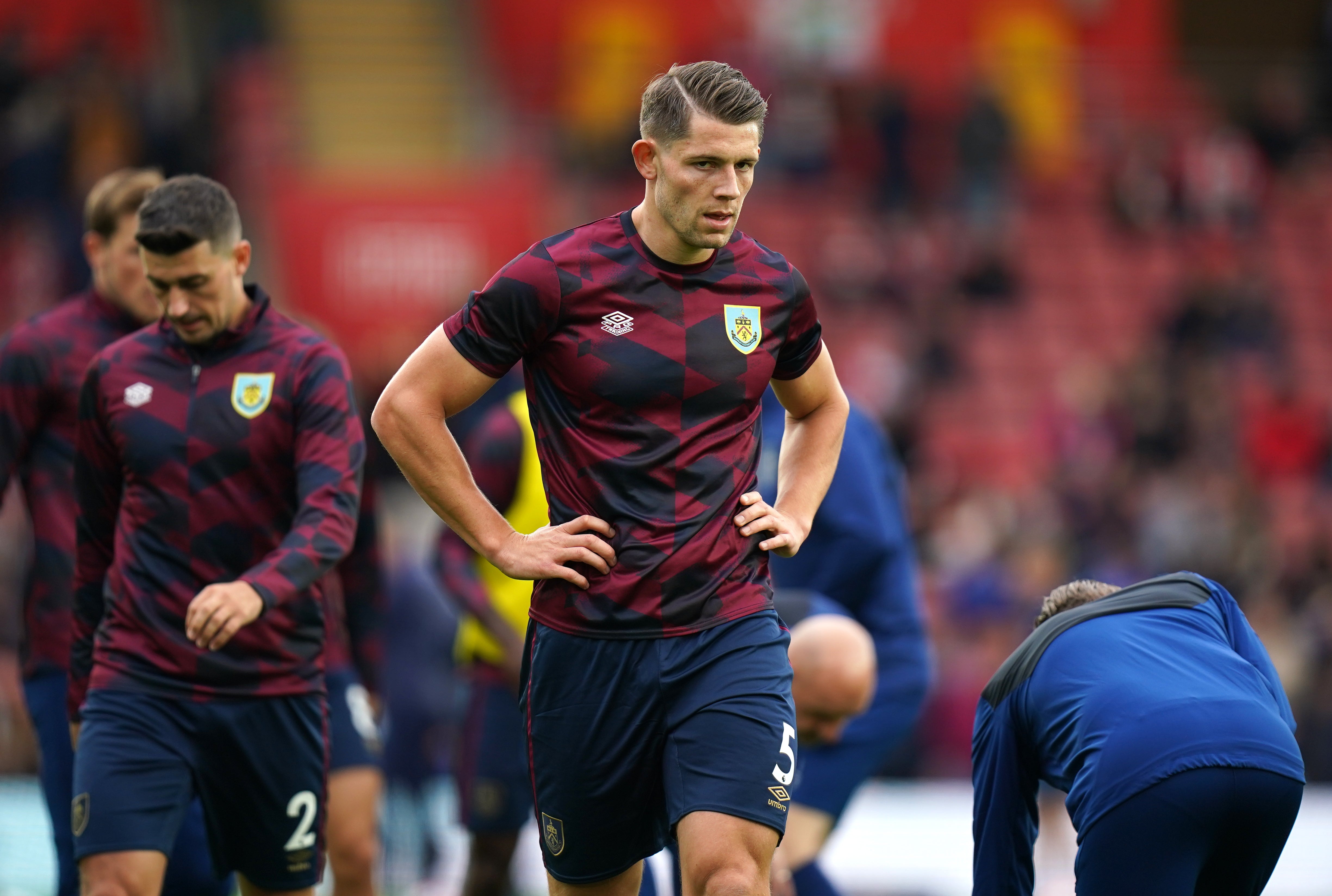 Sean Dyche has dismissed transfer speculation over James Tarkowski (Adam Davy/PA)