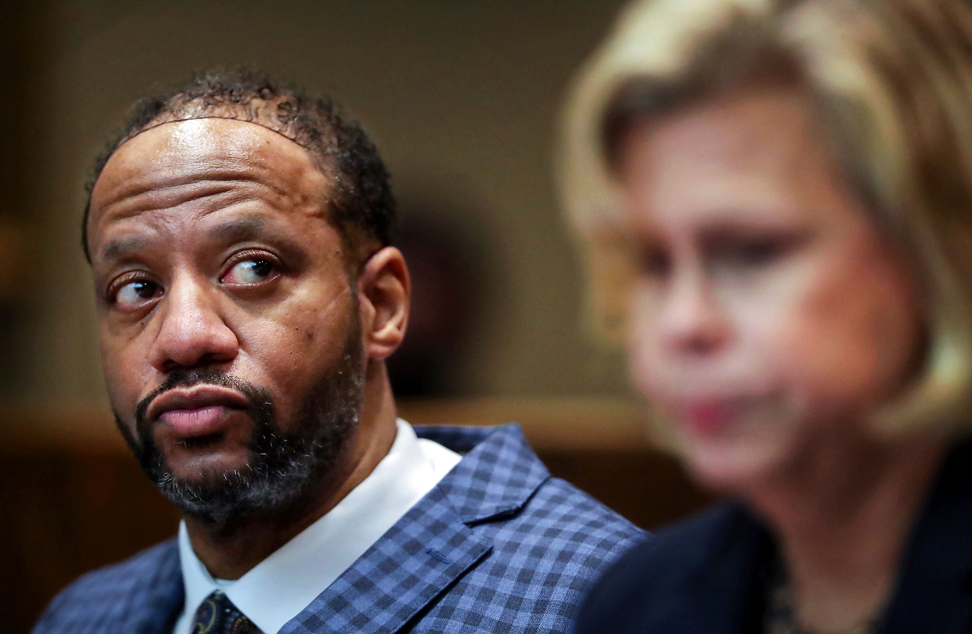 File: Pervis Payne sits next to his attorney Kelley Henry during a hearing in Shelby County Criminal Court