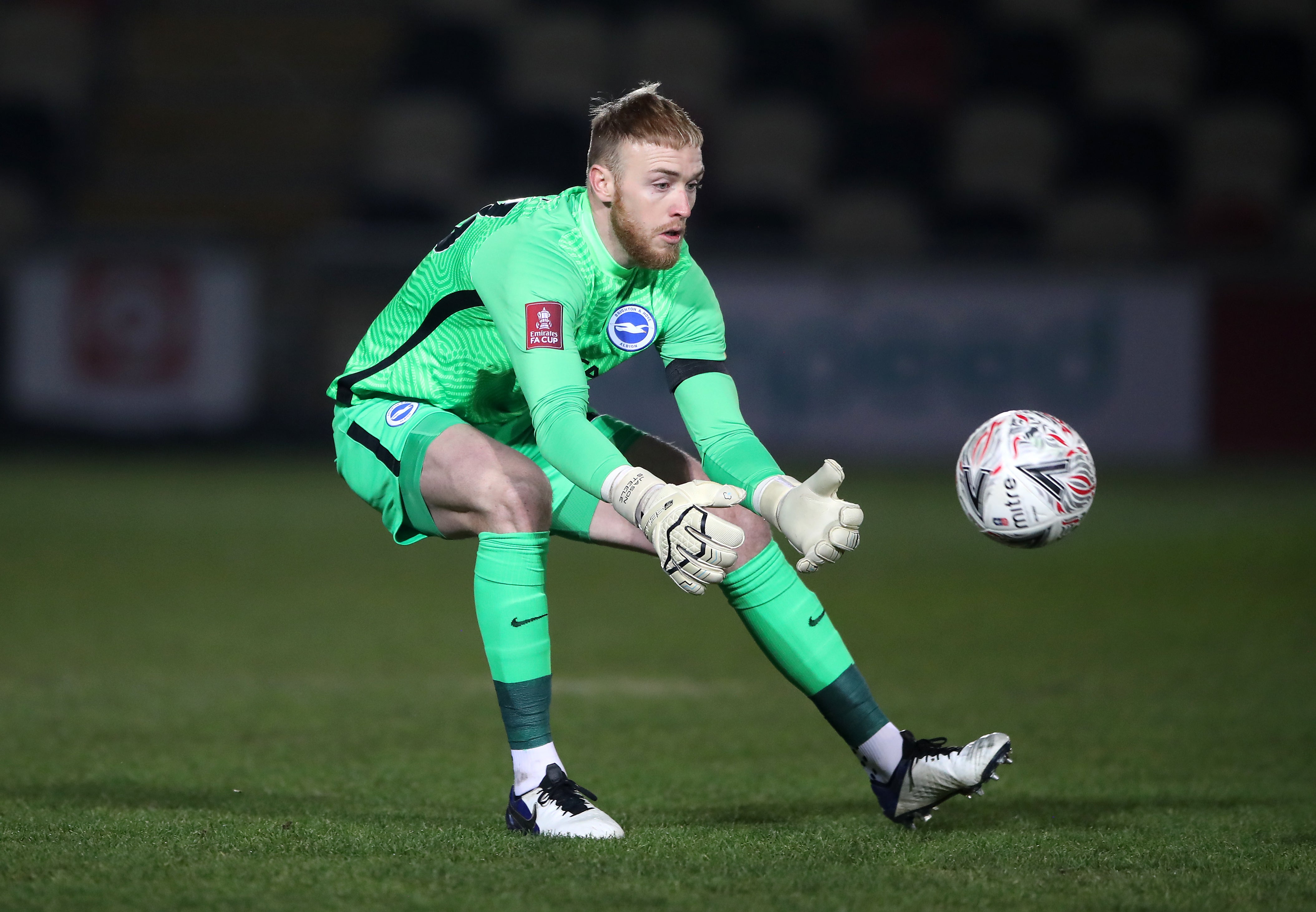 Jason Steele will get his Premier League chance at Aston Villa (Nick Potts/PA)