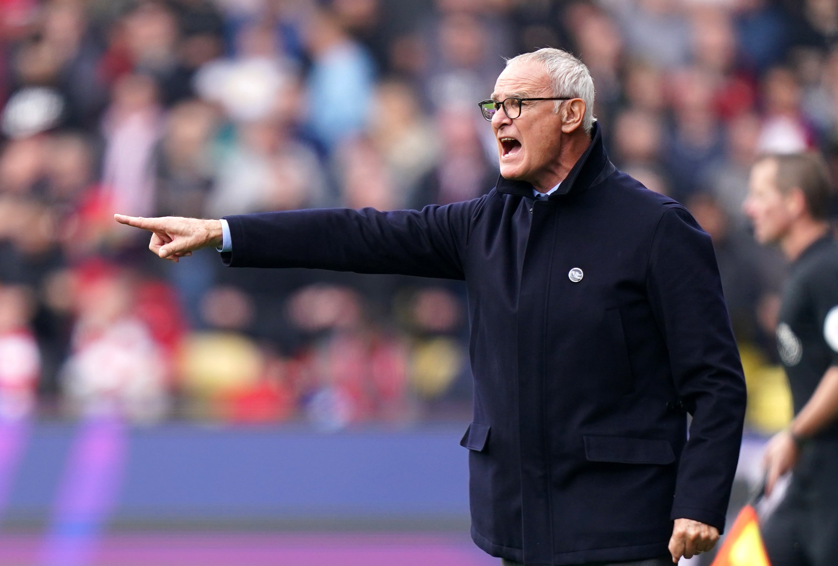 Claudio Ranieri, pictured, has likened football management to sky diving (Tess Derry/PA)