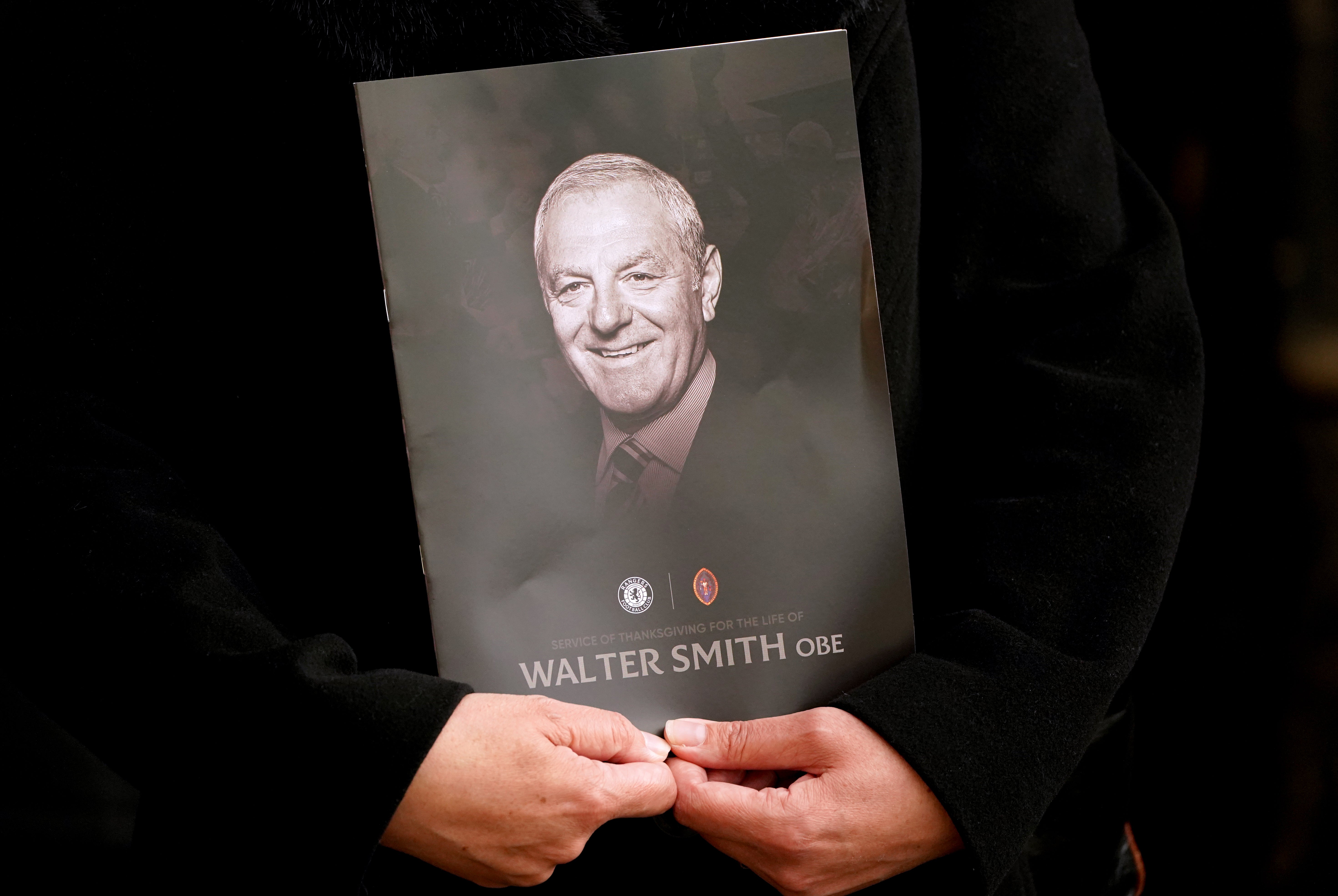 The order of service during the memorial service for Walter Smith (Andrew Milligan/PA)