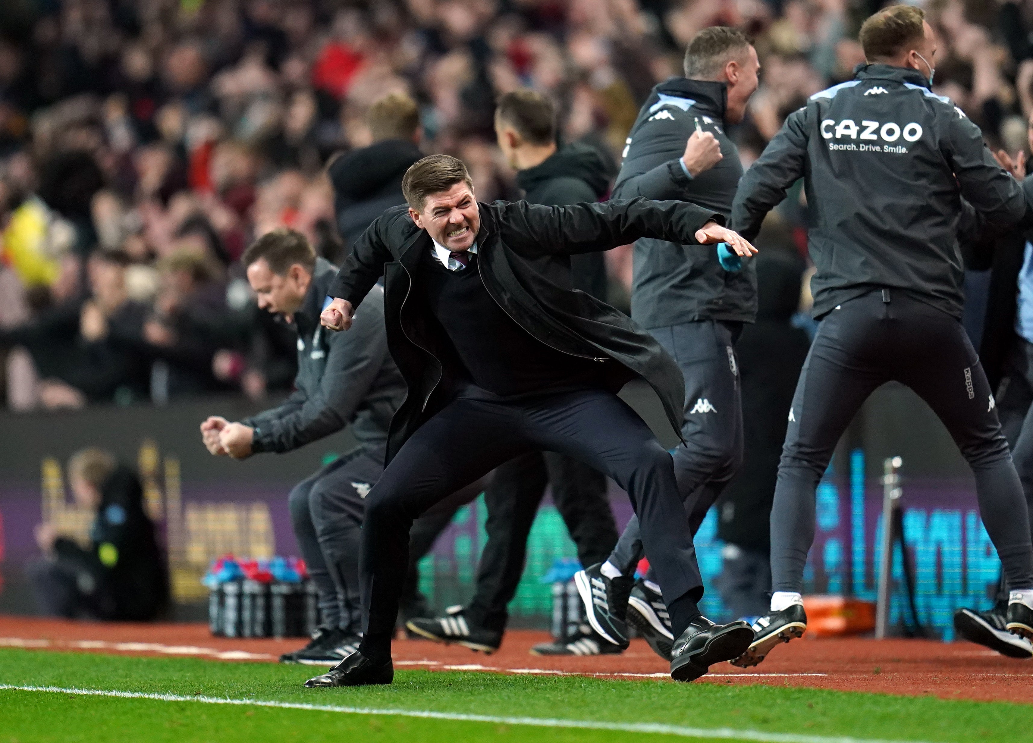 Steven Gerrard’s Aston Villa career got off to a good start (Nick Potts/PA)