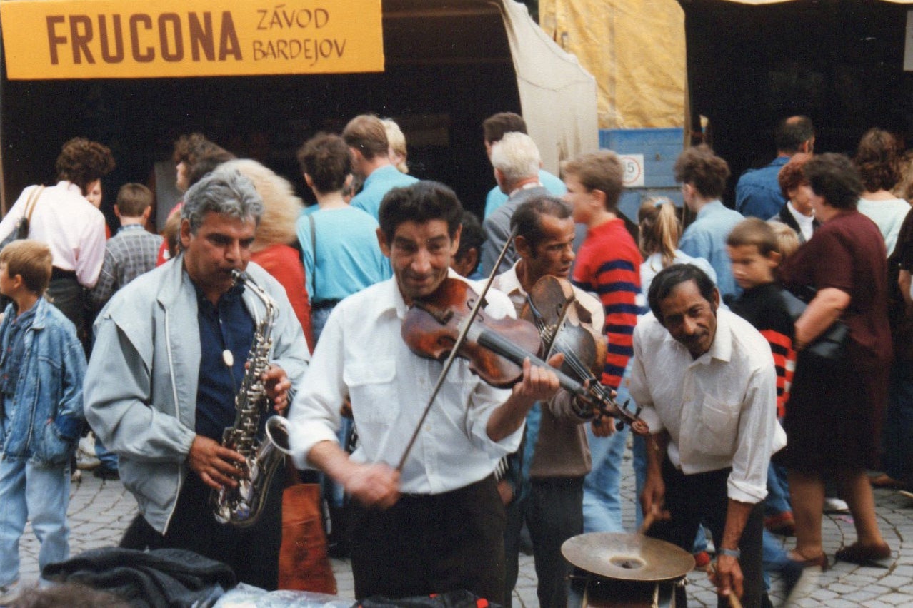 A festival in Bardejov, where Mick narrowly avoided being assaulted by offering to buy his attacker some beer