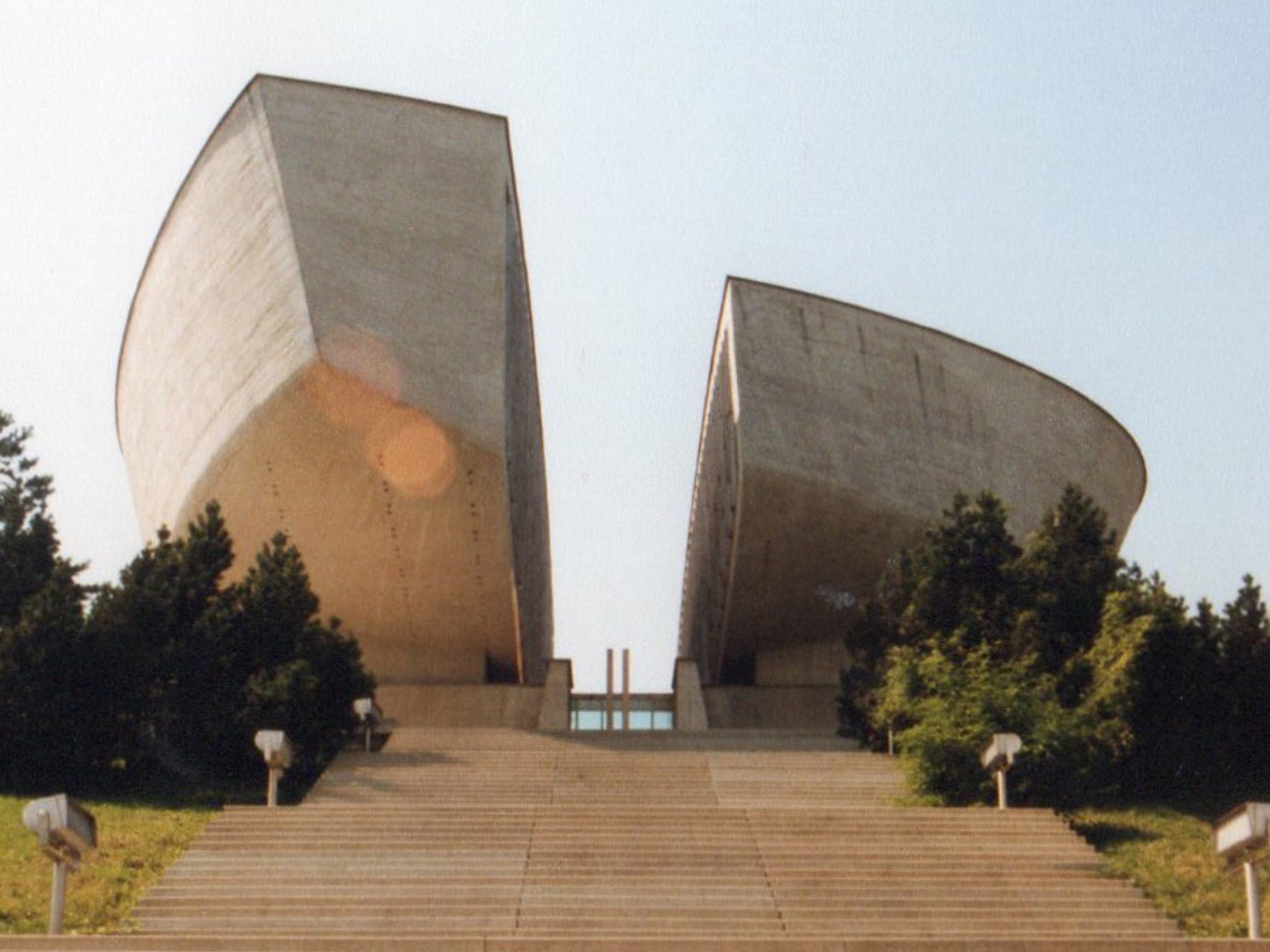 The Museum of the SNP was a major tourist attraction in the town of Banská Bystrica