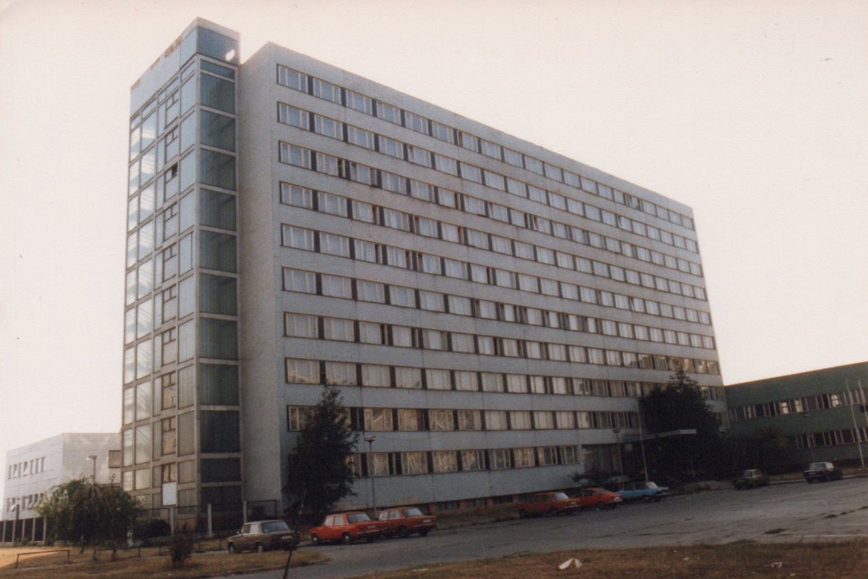 In Cluj-Napoca in northern Romania, we were placed on the top floor of an enormous Stalinist Fifties edifice in what seemed to be an otherwise totally empty, echoing building