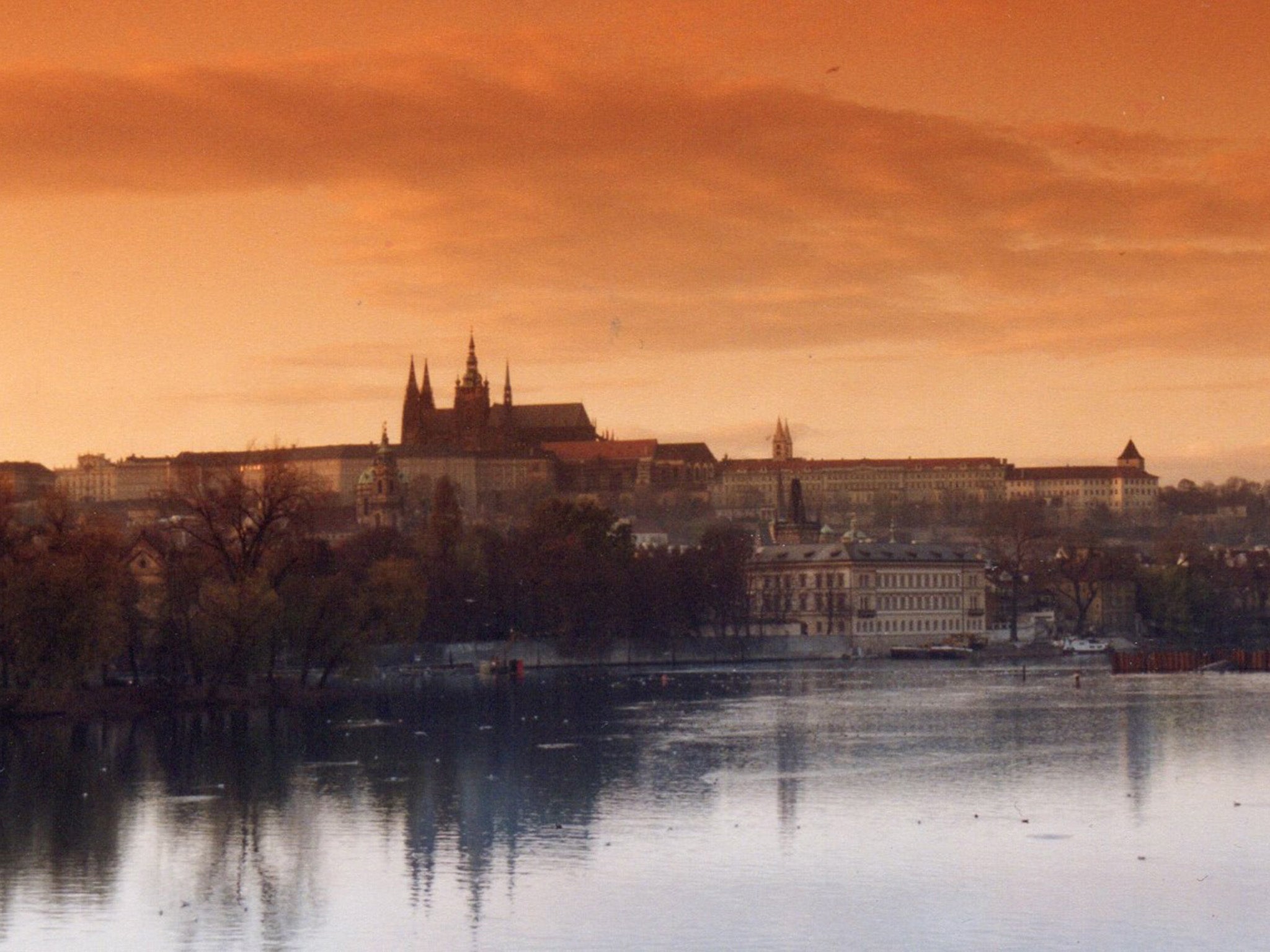 Prague Castle across the Vltava