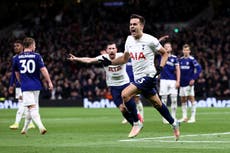 Tottenham vs Leeds result: Sergio Reguilon seals comeback and Antonio Conte’s first league win