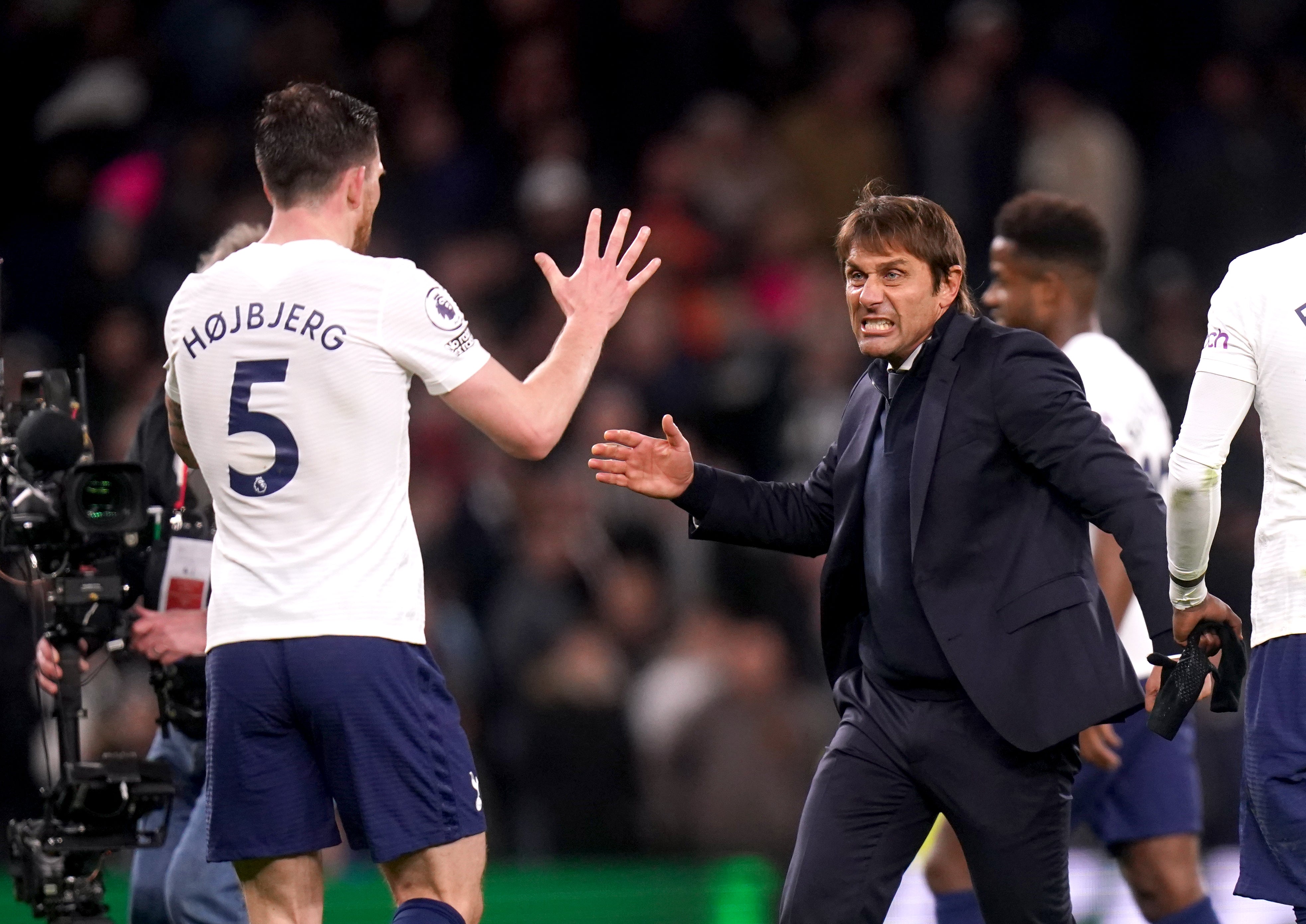 Antonio Conte loved the win over Leeds (Adam Davy/PA)