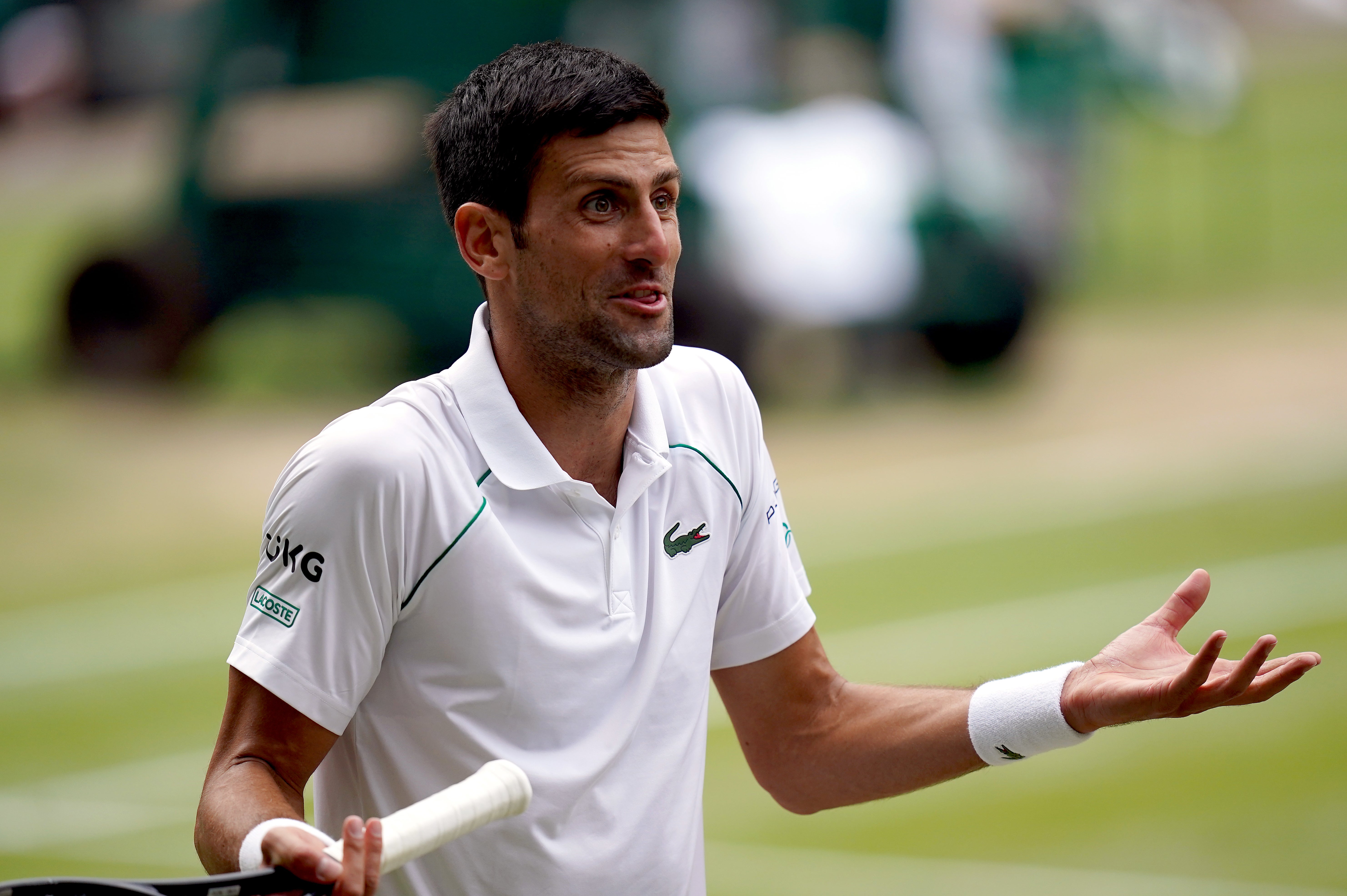 Novak Djokovic dominated the slams in 2021 (Adam Davy/PA)