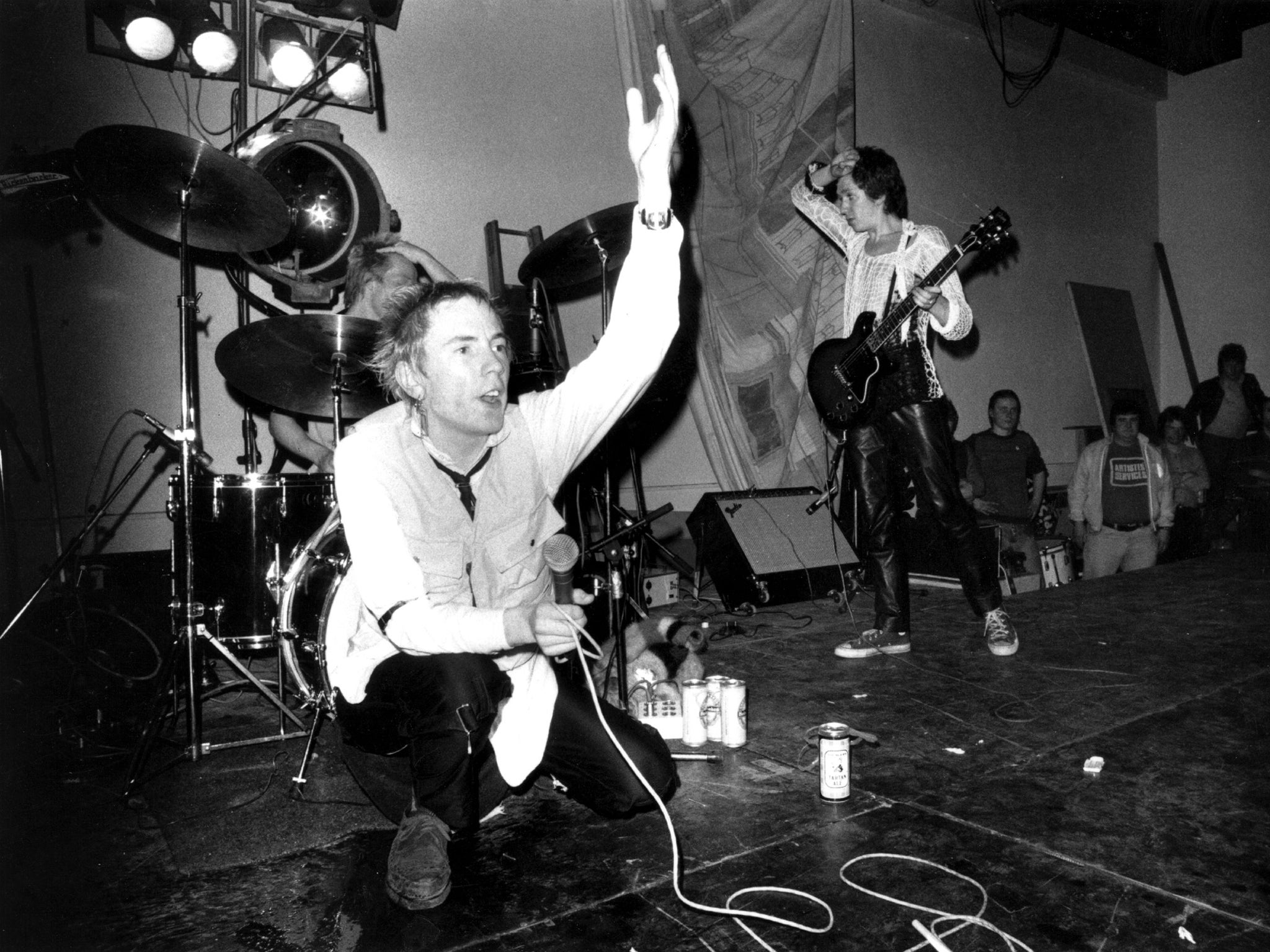 The Sex Pistols play at Leeds Polytechnic in 1976