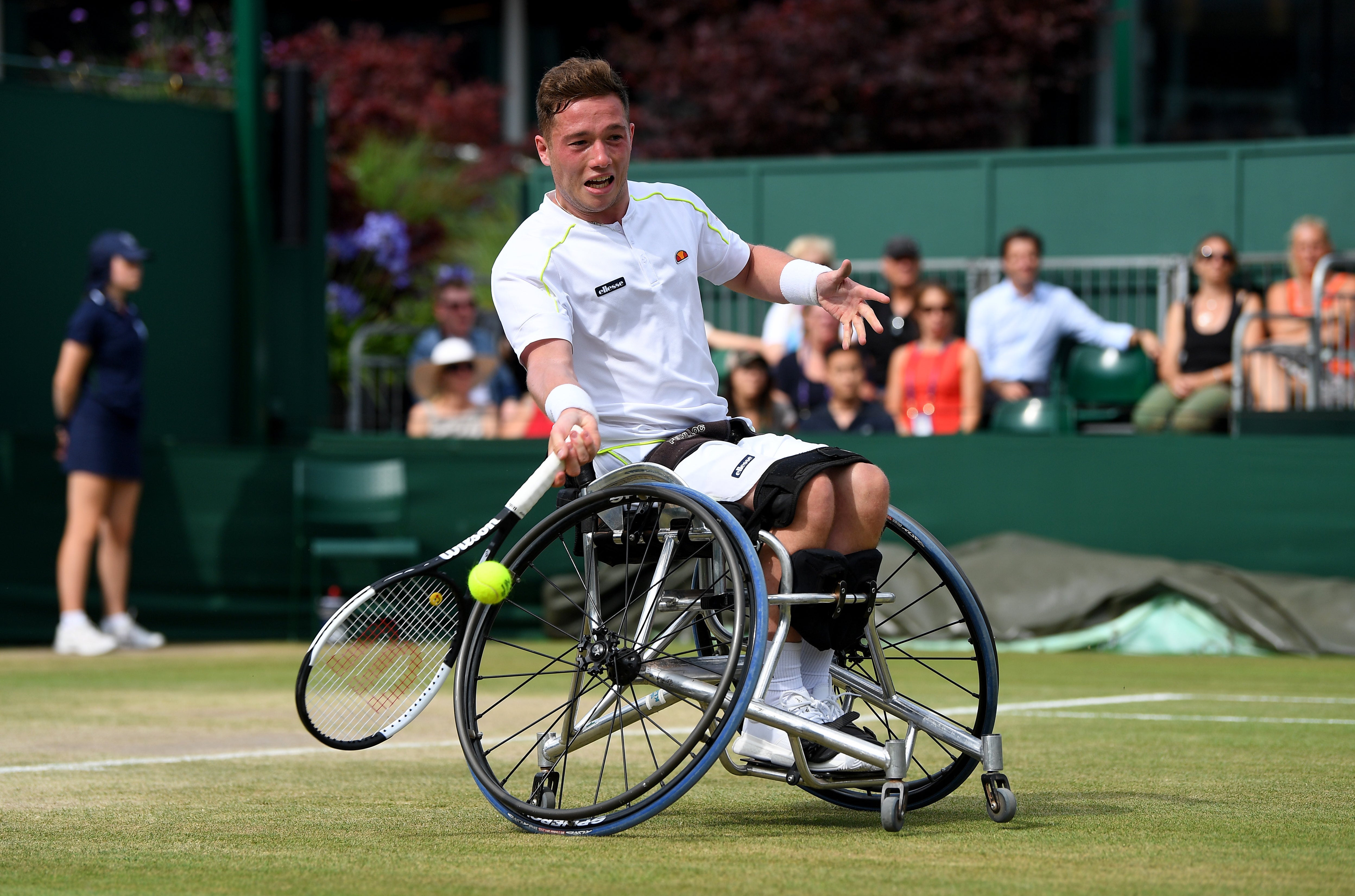 Alfie Hewett will be able to continue his wheelchair tennis career (Victoria Jones/PA)