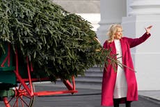 Twitter welcomes Jill Biden’s Christmas decorations after years of Melania Trump’s ‘murder trees’