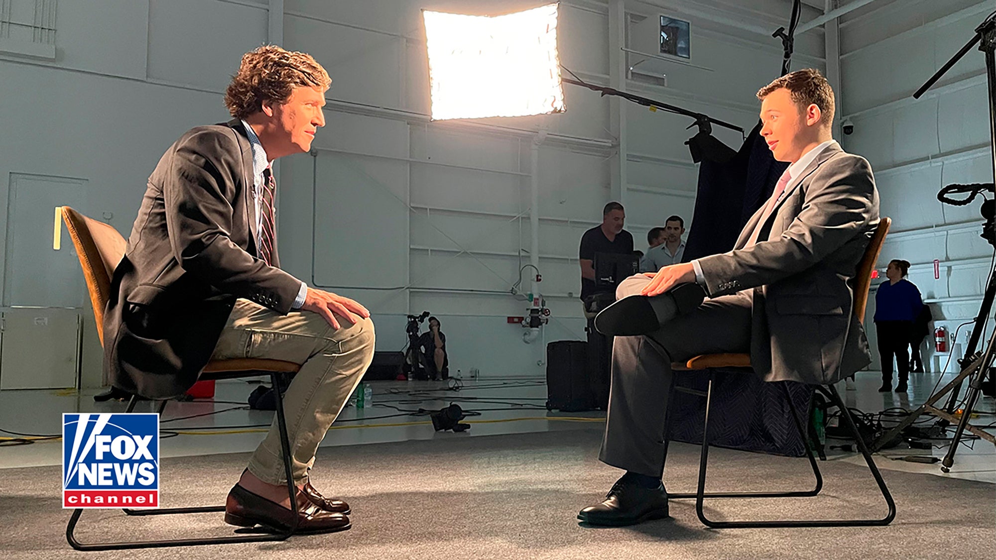 Kyle Rittenhouse tells Tucker Carlson that Trump lawyer left him to languish in jail to fundraise off his name