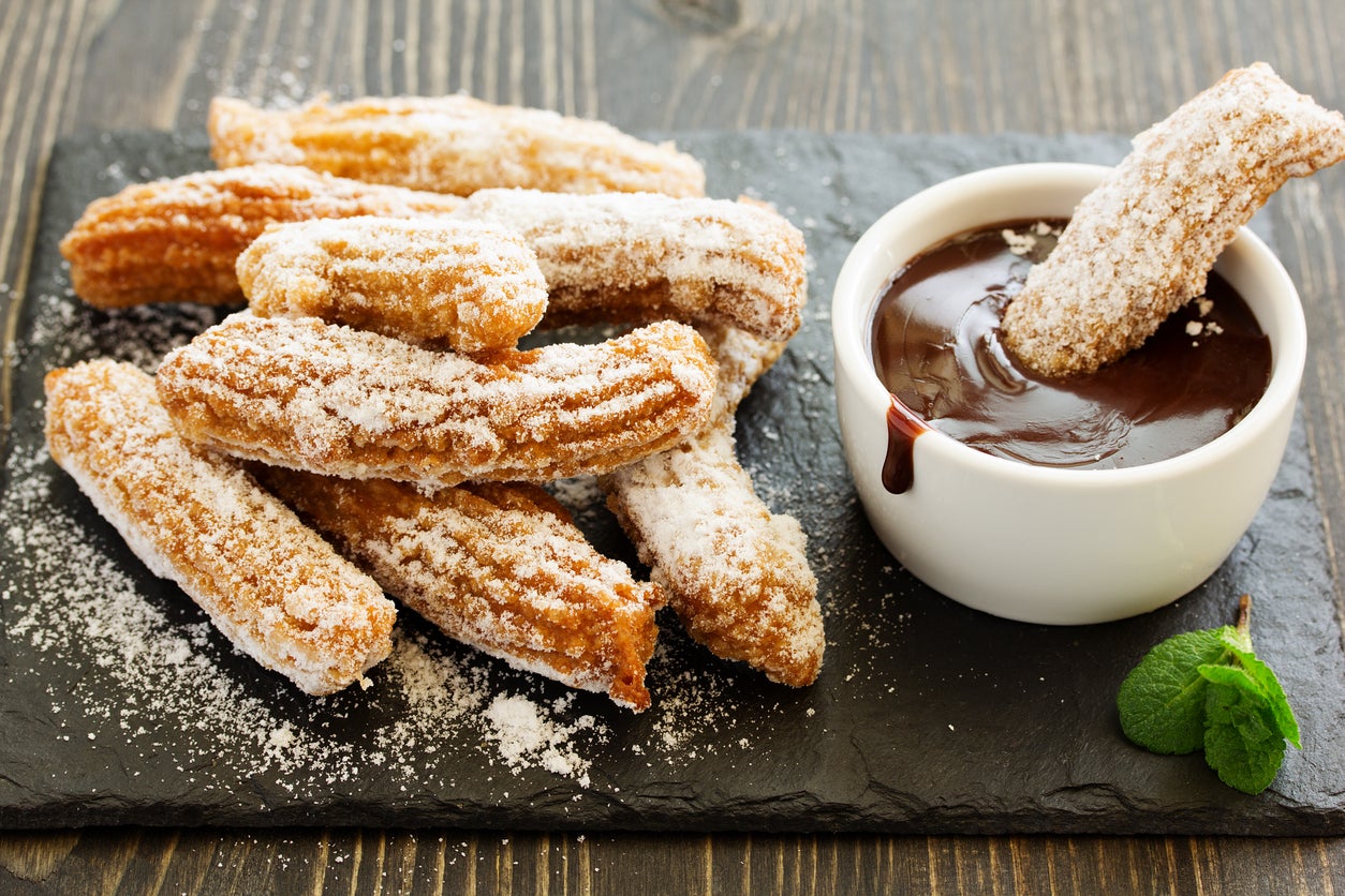 Churros are a must-eat in Seville and can be found in most cafes