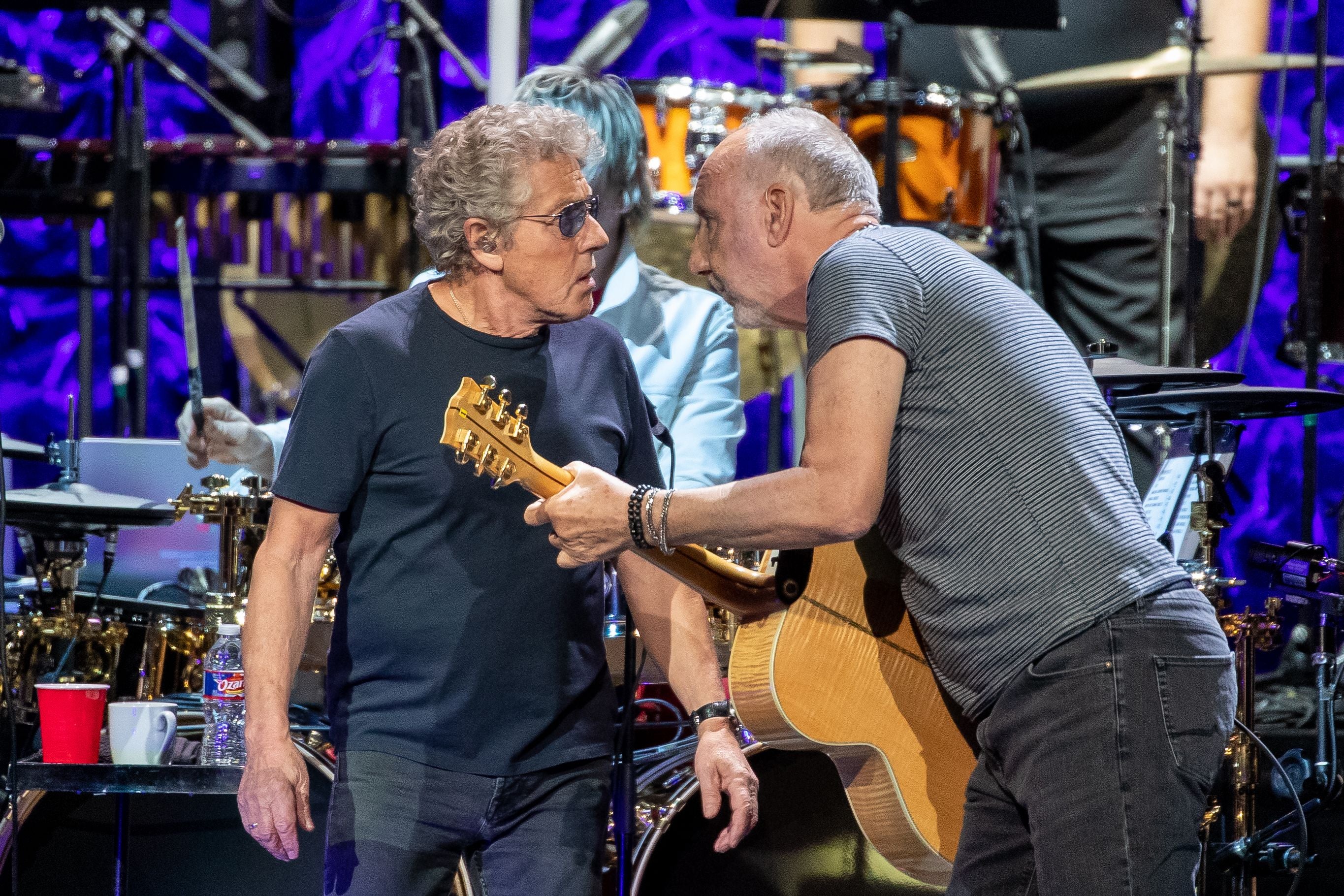 Sparring partners: Daltrey and Townshend