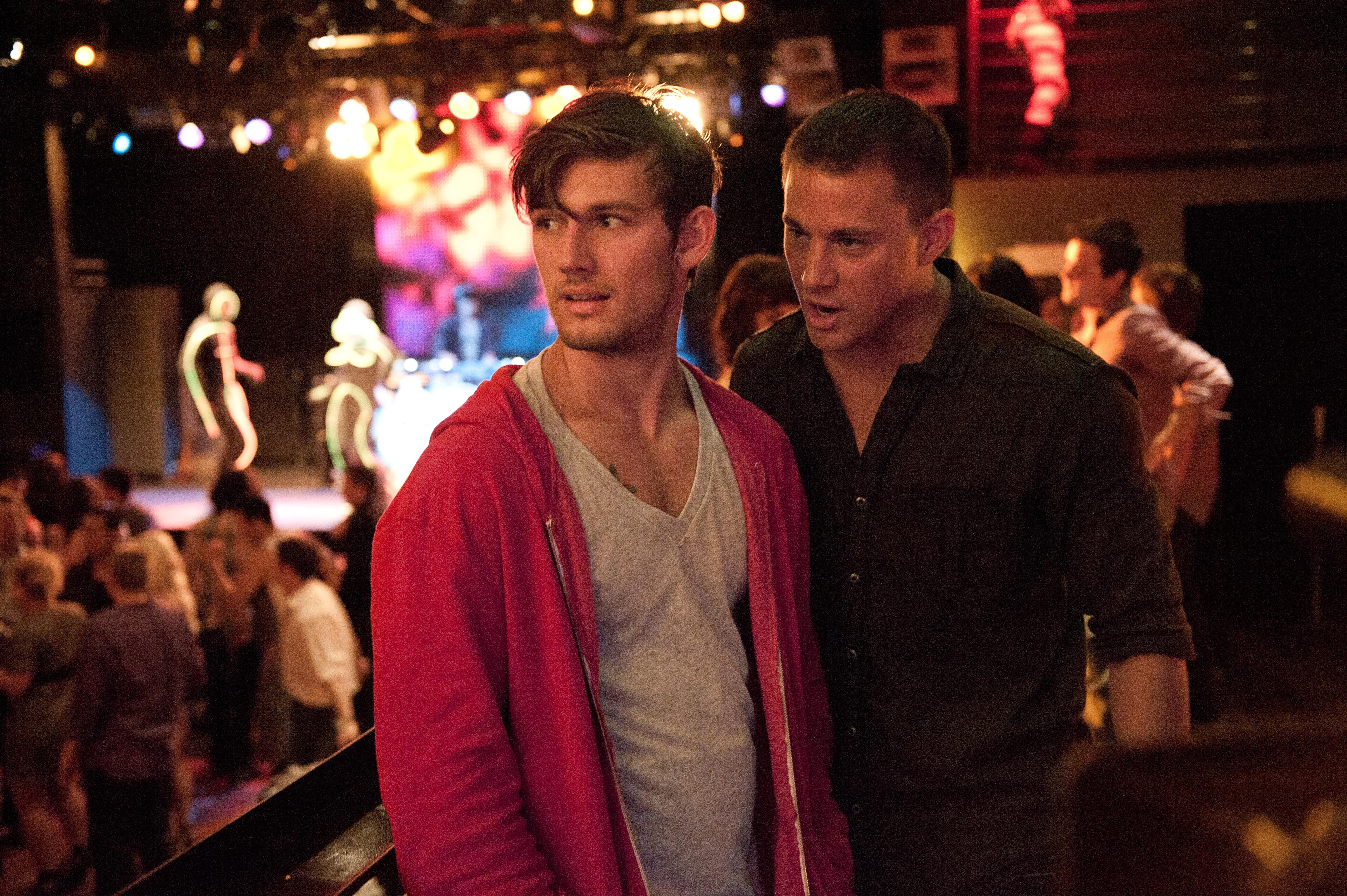 Alex Pettyfer and Channing Tatum in ‘Magic Mike’