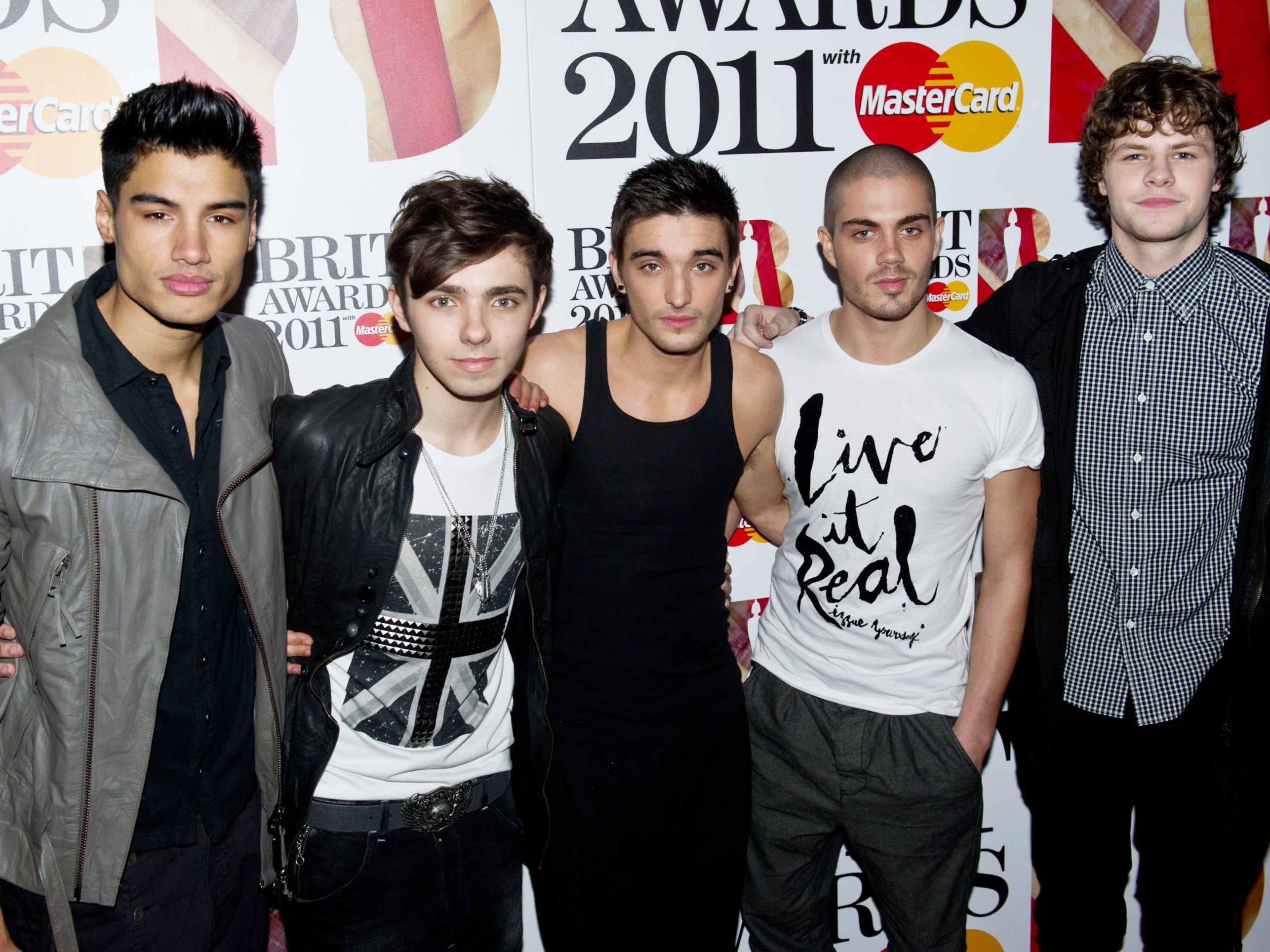 The Wanted at the Brit Awards in 2011