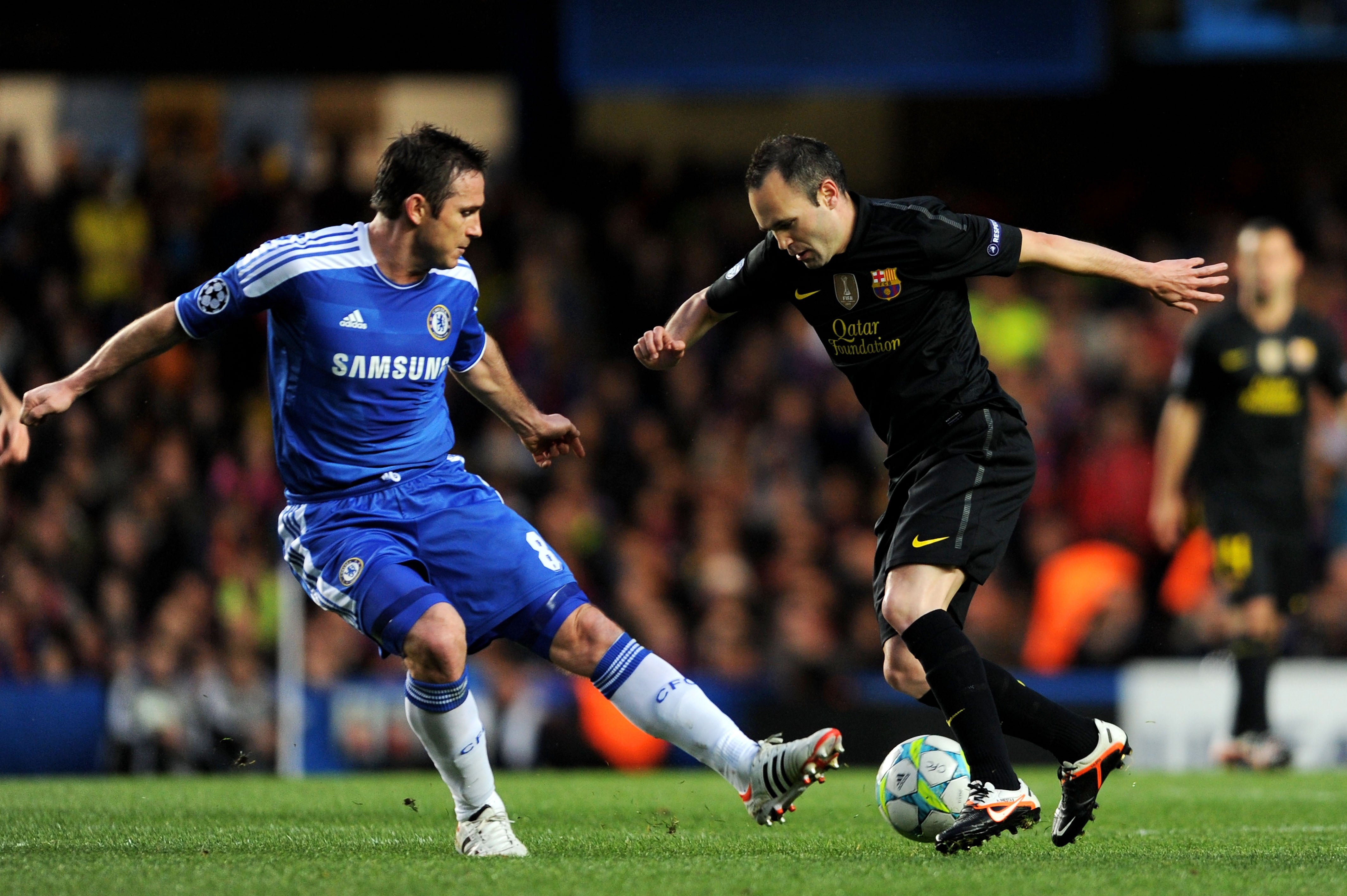 Frank Lampard has named Andres Iniesta as his ‘toughest opponent’