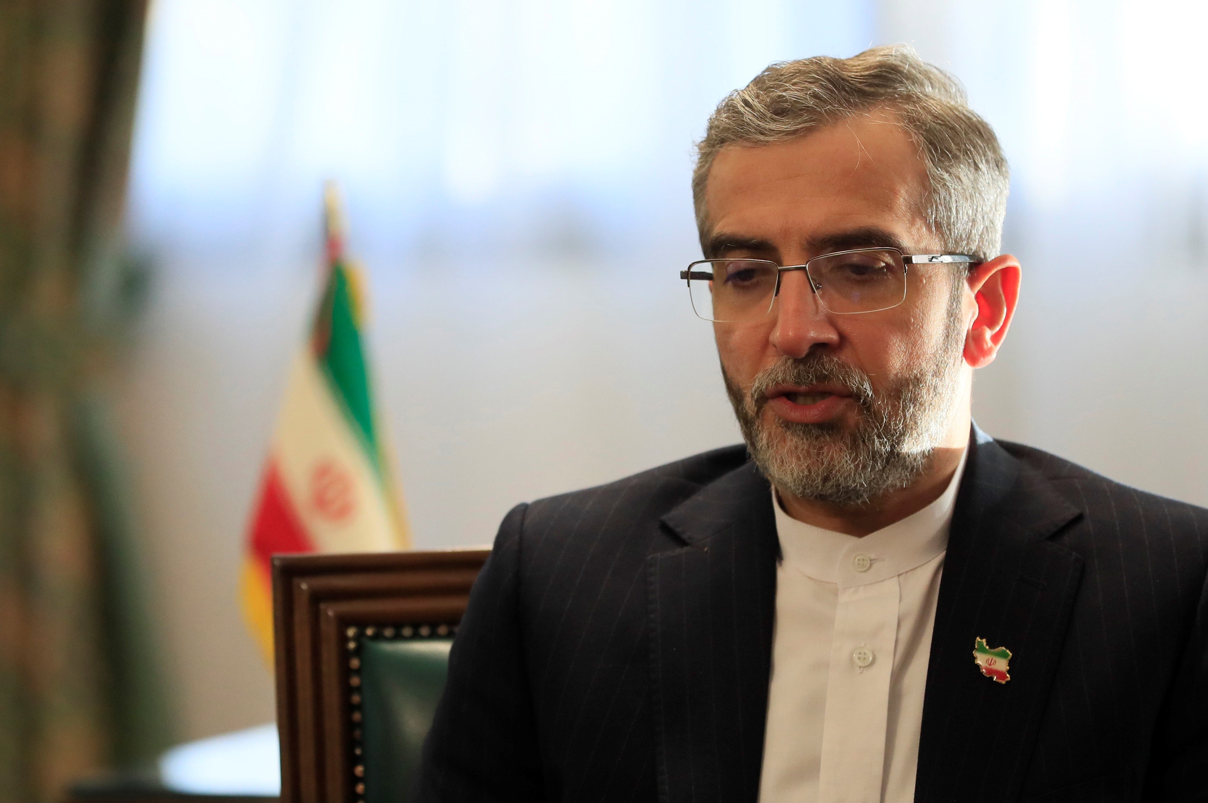 Iran's chief negotiator for the nuclear agreement, Ali Bagheri Kani