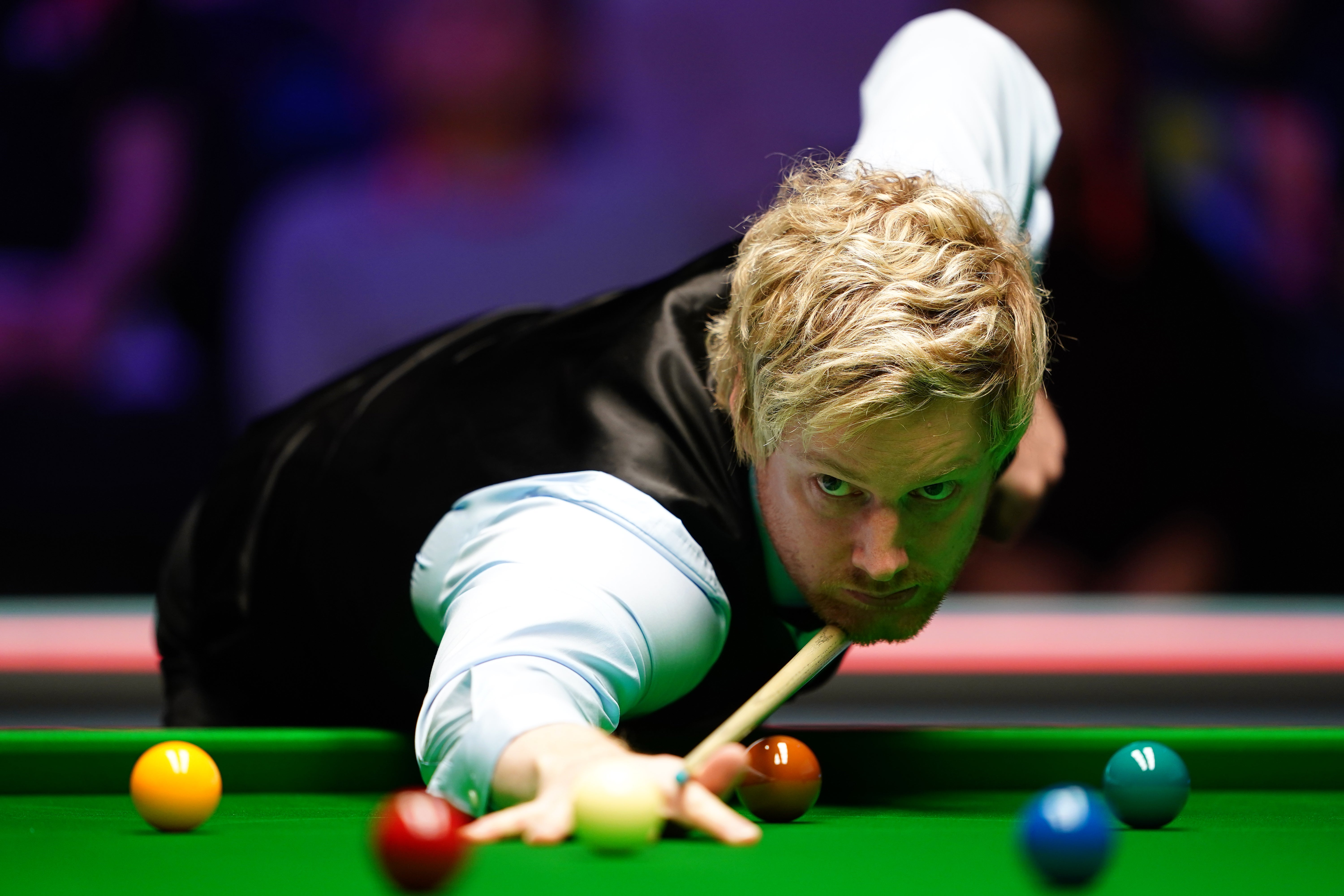 Neil Robertson was stunned by amateur John Astley in York (Zac Goodwin/PA)