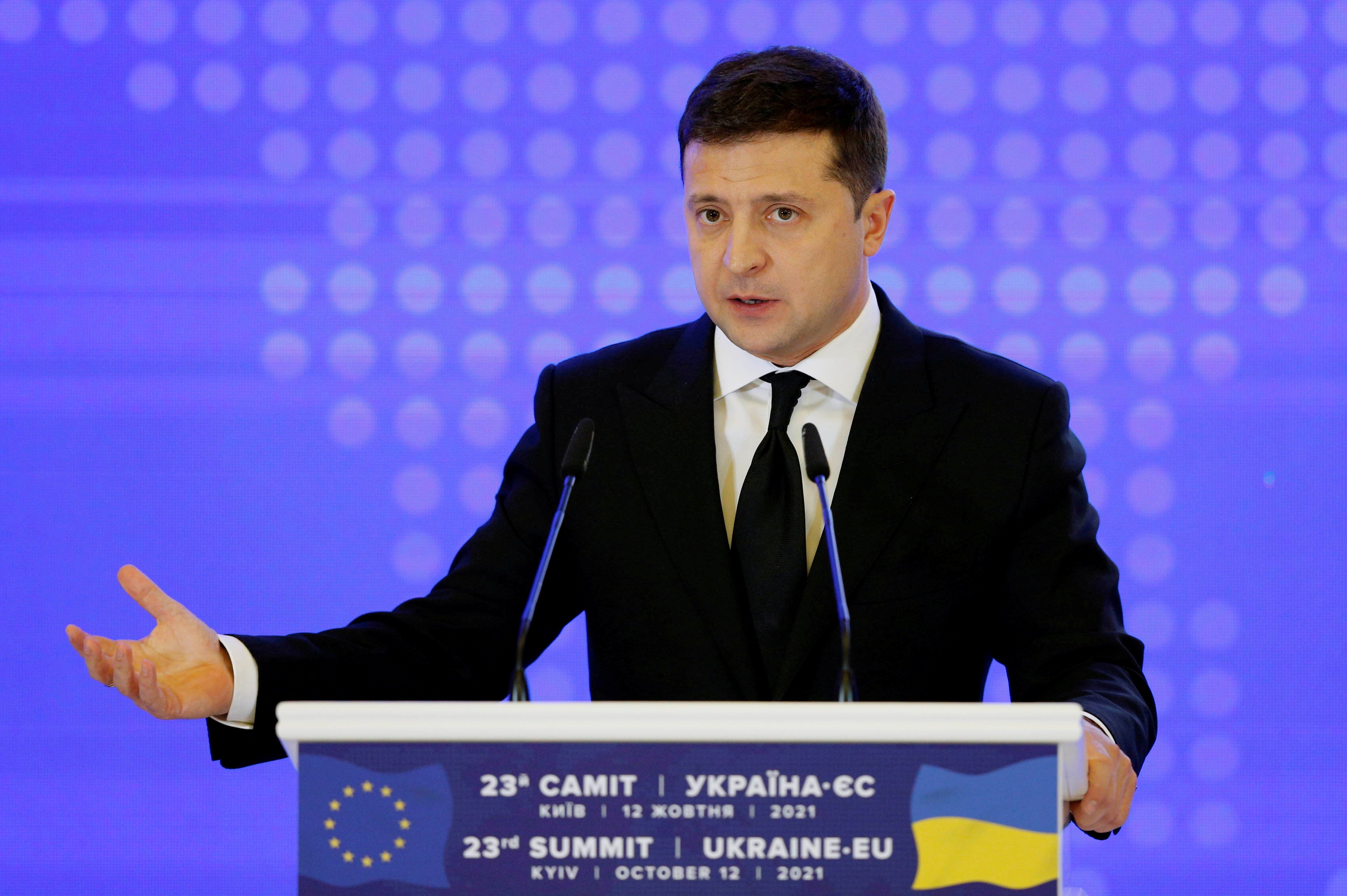 Ukrainian President Volodymyr Zelenskiy